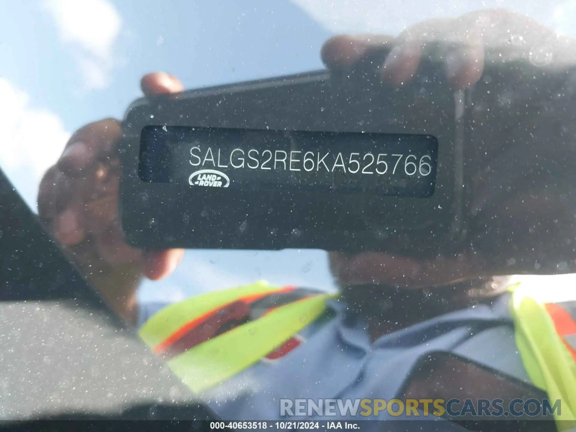9 Фотография поврежденного автомобиля SALGS2RE6KA525766 LAND ROVER RANGE ROVER 2019