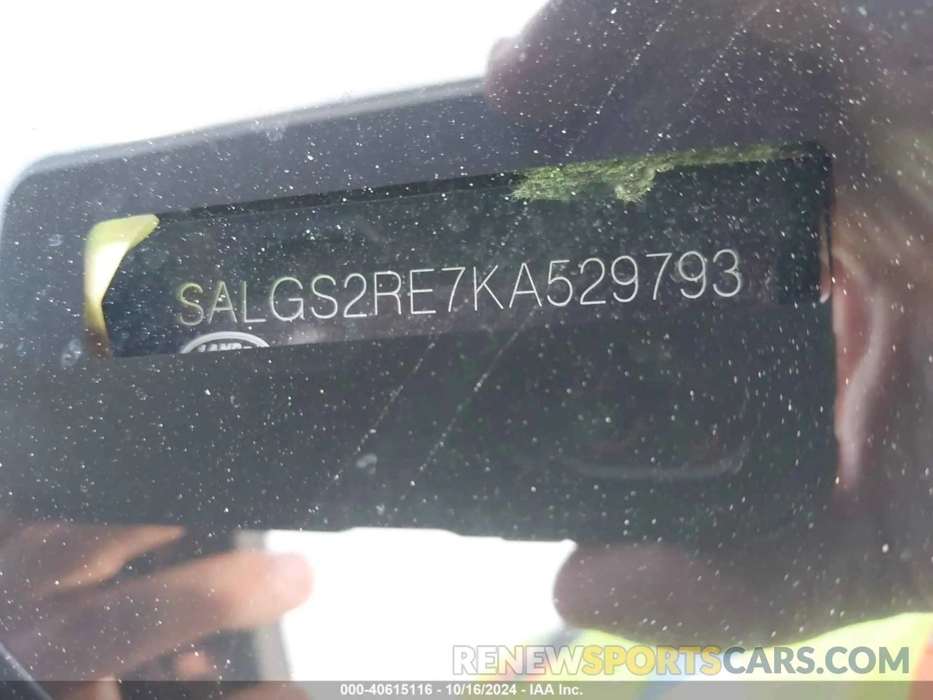 9 Фотография поврежденного автомобиля SALGS2RE7KA529793 LAND ROVER RANGE ROVER 2019