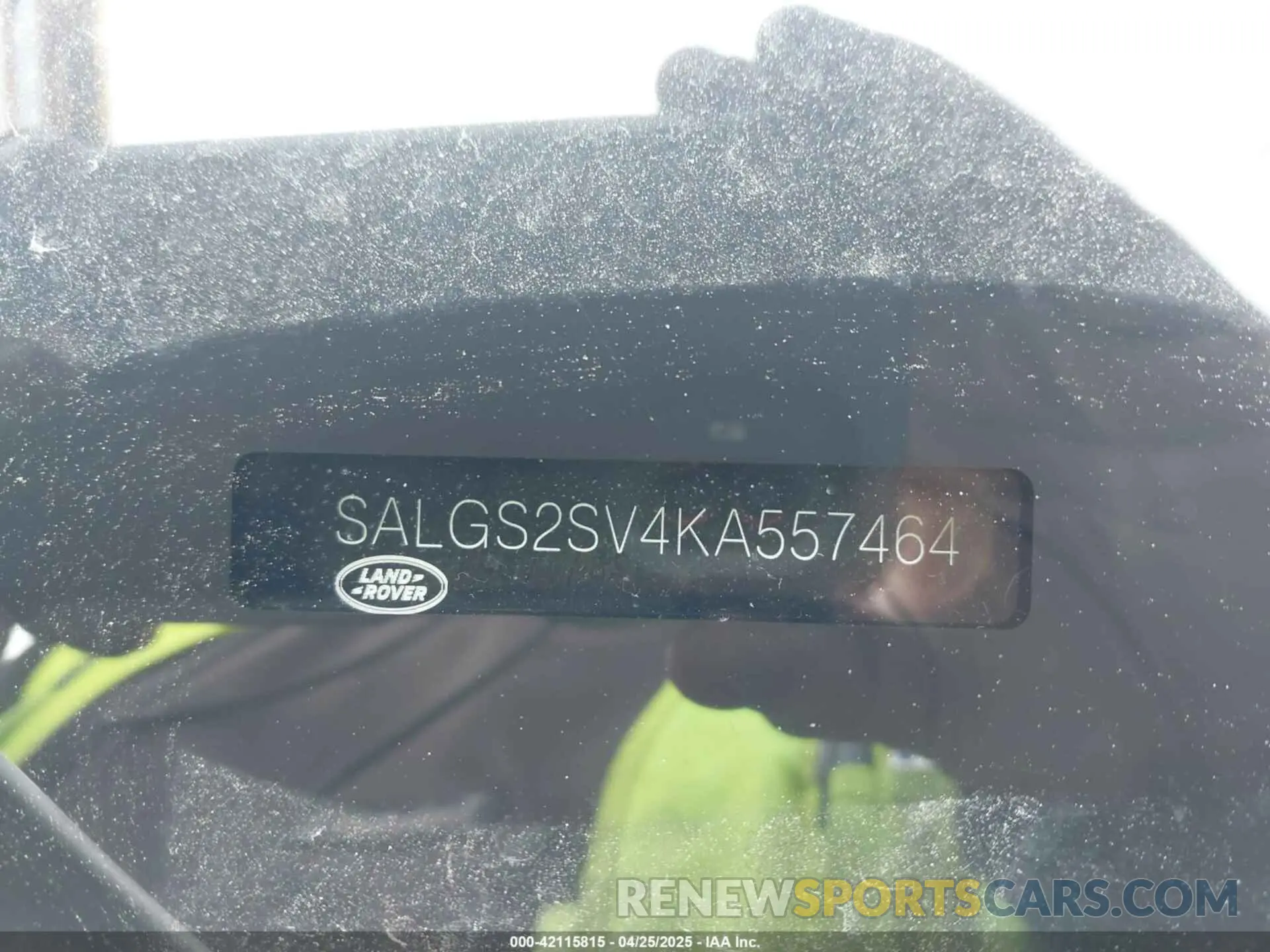 17 Фотография поврежденного автомобиля SALGS2SV4KA557464 LAND ROVER RANGE ROVER 2019