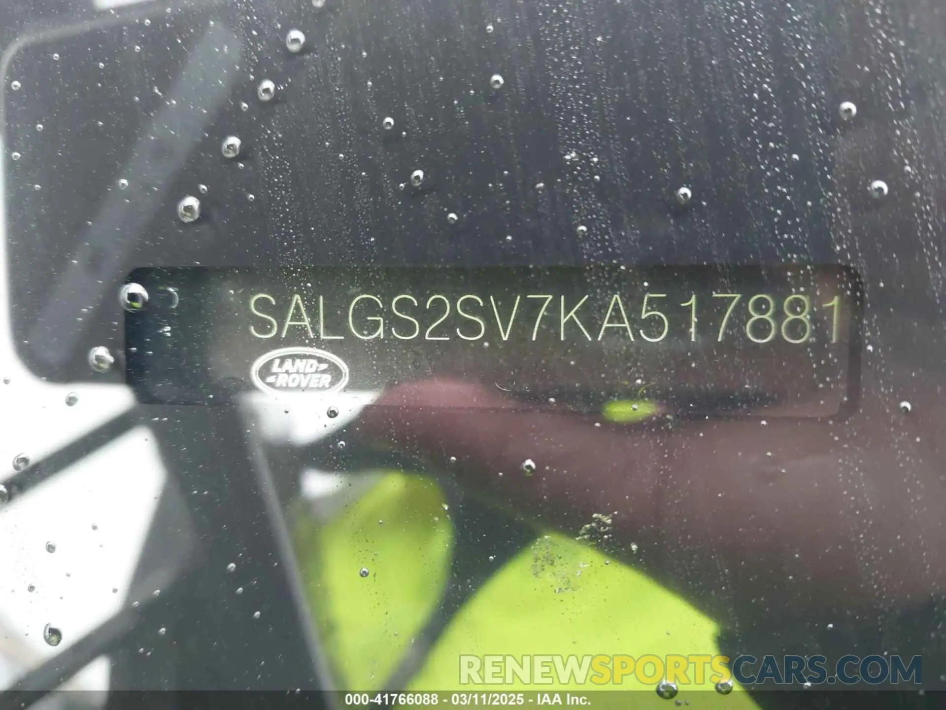 9 Фотография поврежденного автомобиля SALGS2SV7KA517881 LAND ROVER RANGE ROVER 2019