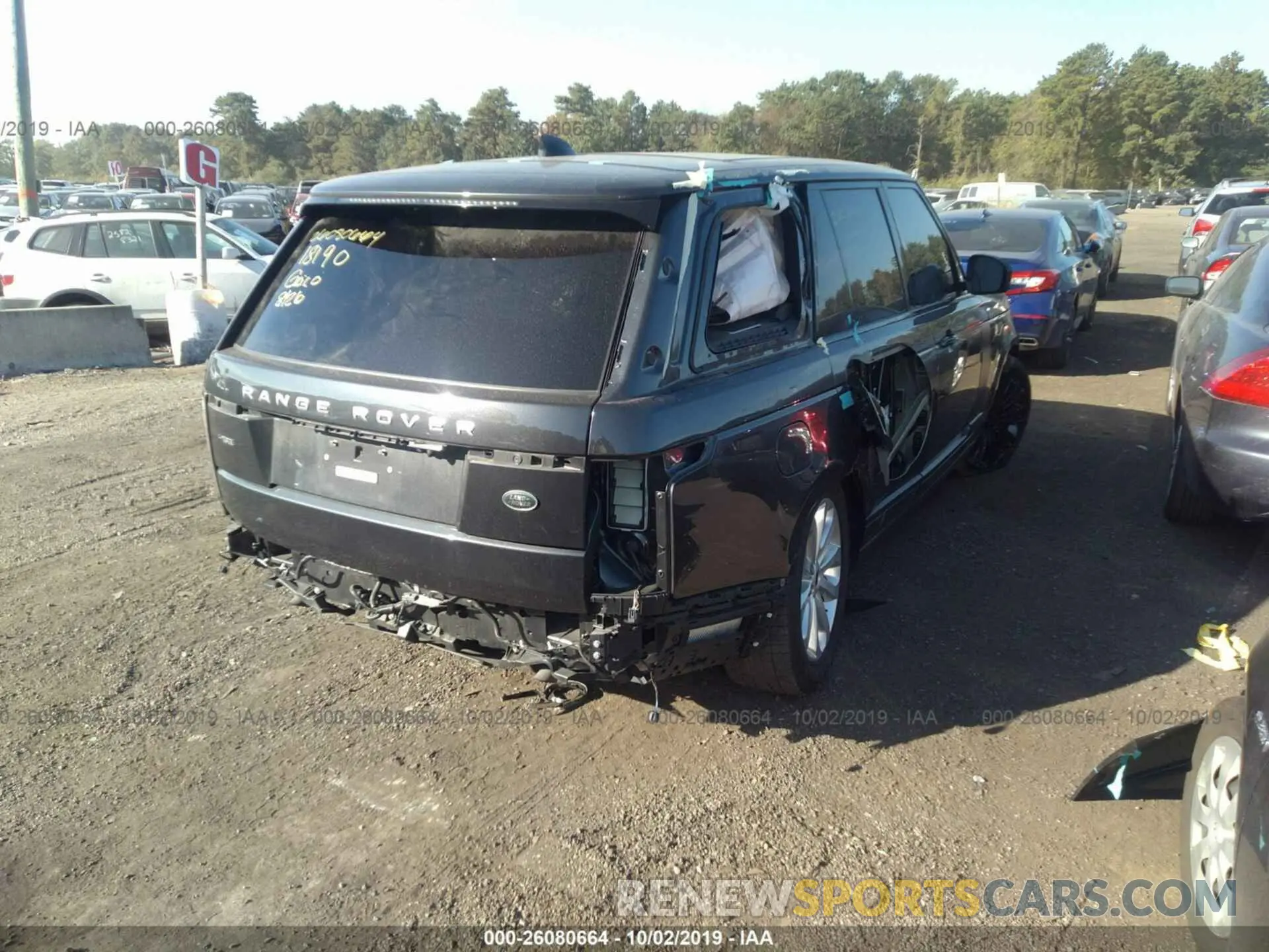 6 Photograph of a damaged car SALGS2SV8KA516979 LAND ROVER RANGE ROVER 2019