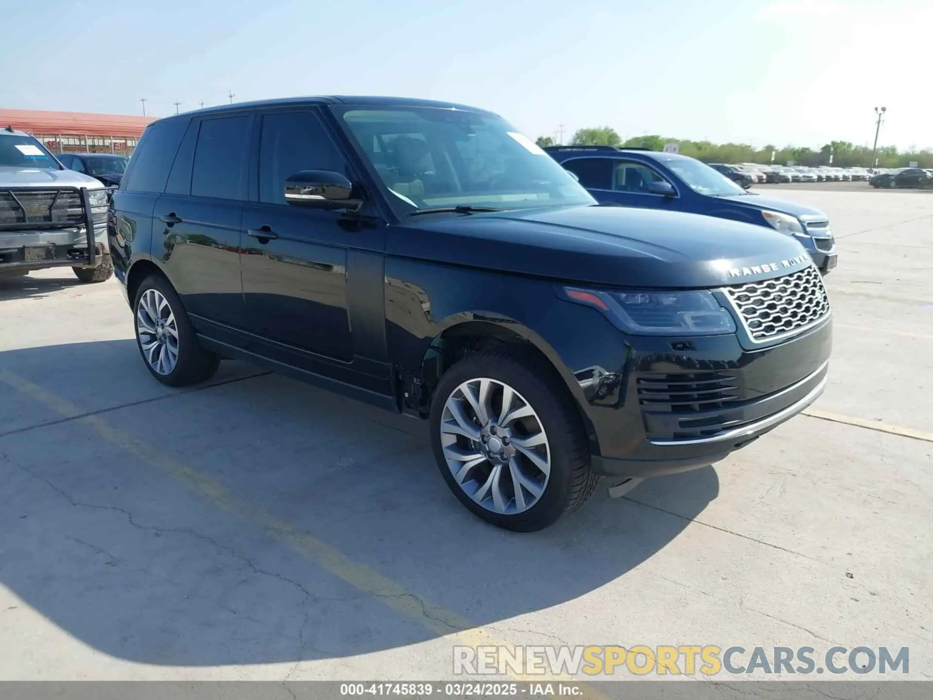 1 Photograph of a damaged car SALGS2SV9KA552826 LAND ROVER RANGE ROVER 2019