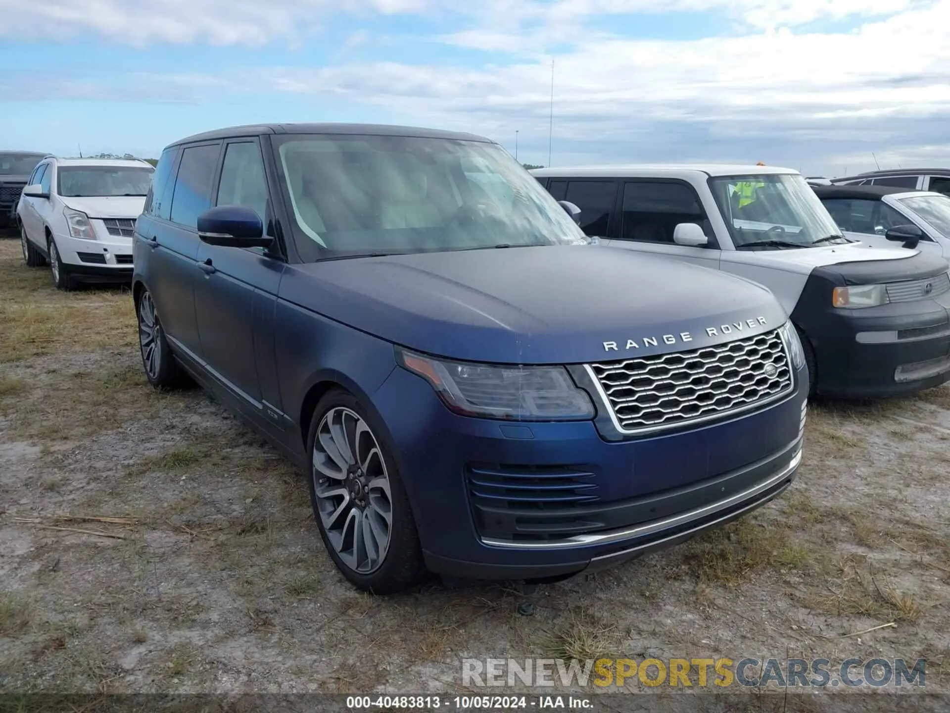 1 Фотография поврежденного автомобиля SALGS5RE4KA527291 LAND ROVER RANGE ROVER 2019