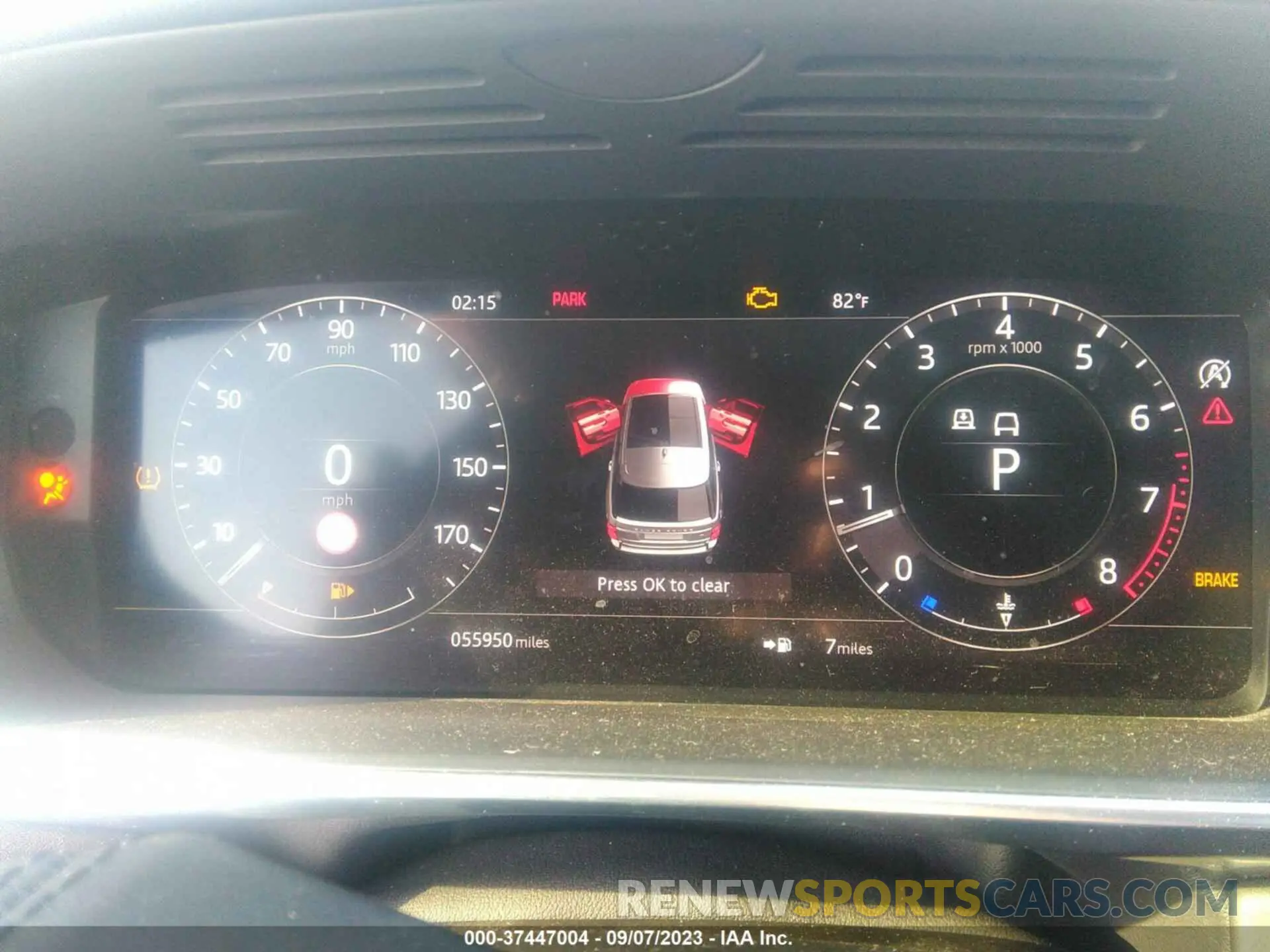 7 Photograph of a damaged car SALGS5REXKA529112 LAND ROVER RANGE ROVER 2019