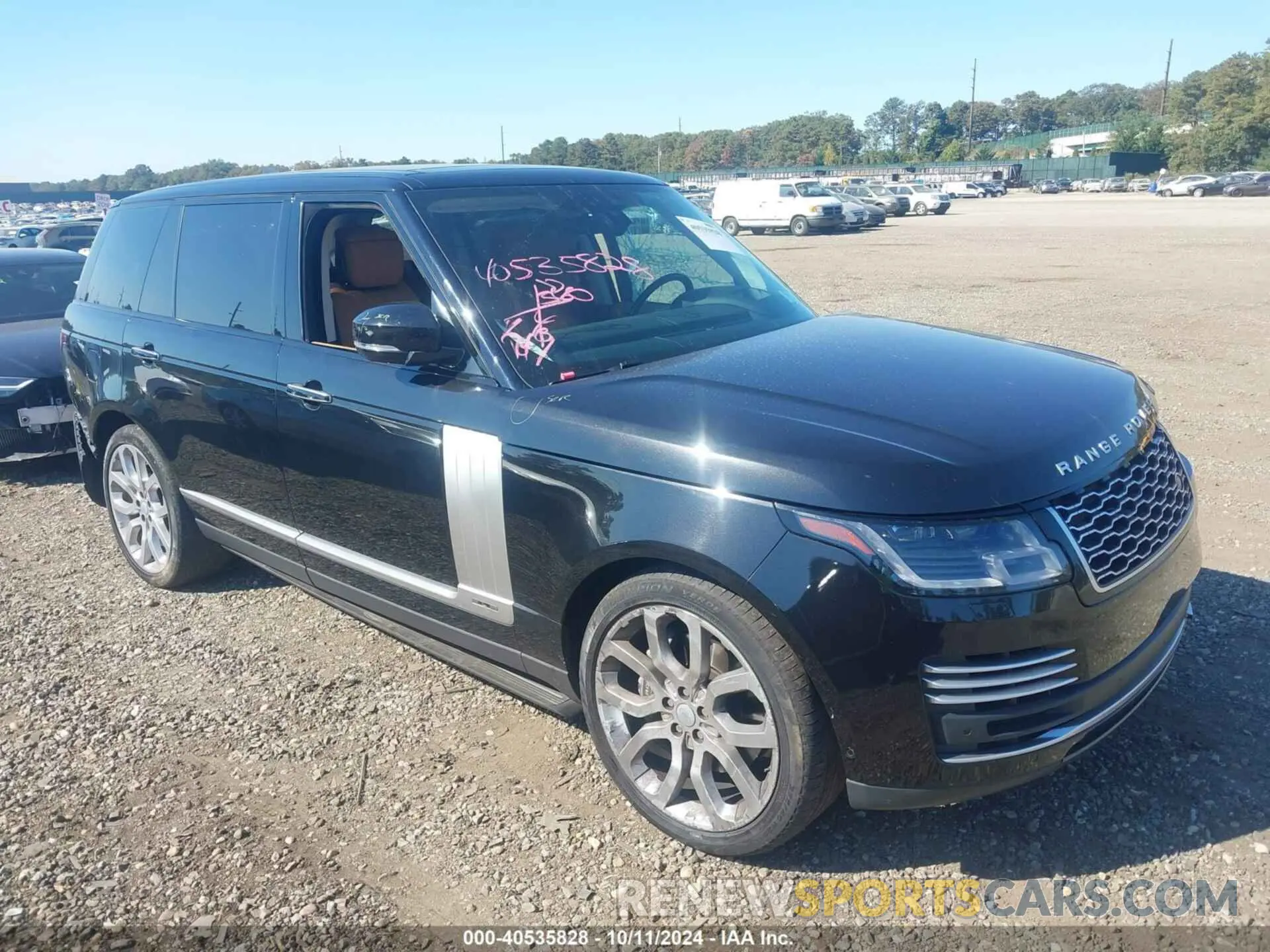 1 Фотография поврежденного автомобиля SALGV5RE7KA546795 LAND ROVER RANGE ROVER 2019