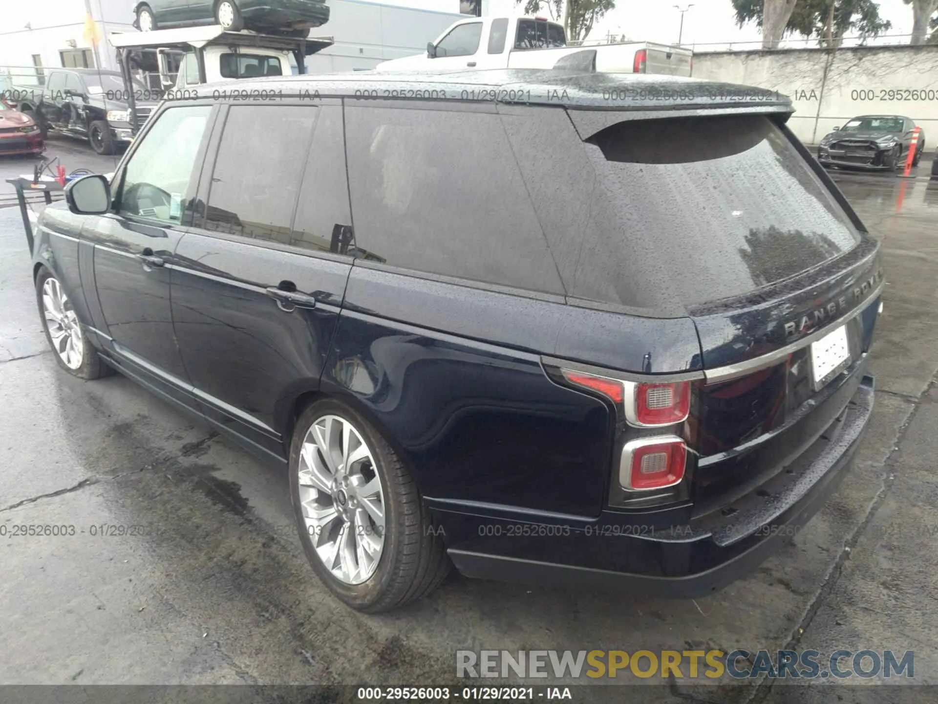3 Photograph of a damaged car SALGR2SU3LA404322 LAND ROVER RANGE ROVER 2020