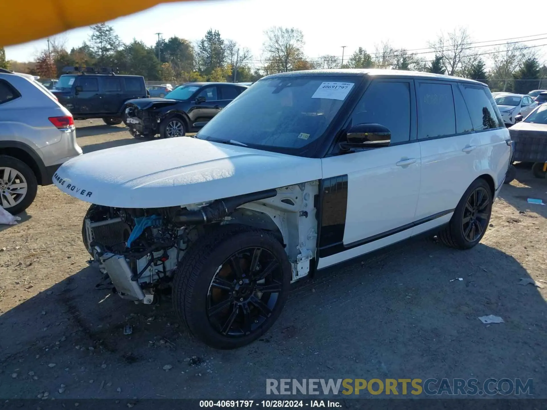 2 Фотография поврежденного автомобиля SALGR2SU6MA418667 LAND ROVER RANGE ROVER 2021