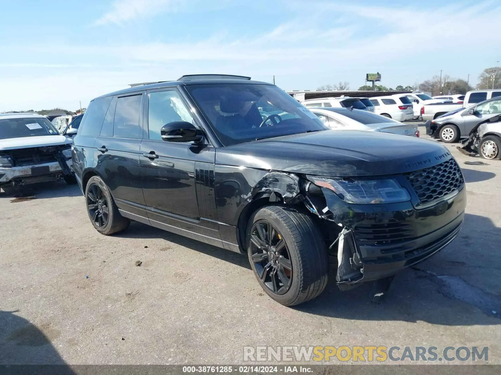 1 Photograph of a damaged car SALGR2SU7MA446882 LAND ROVER RANGE ROVER 2021