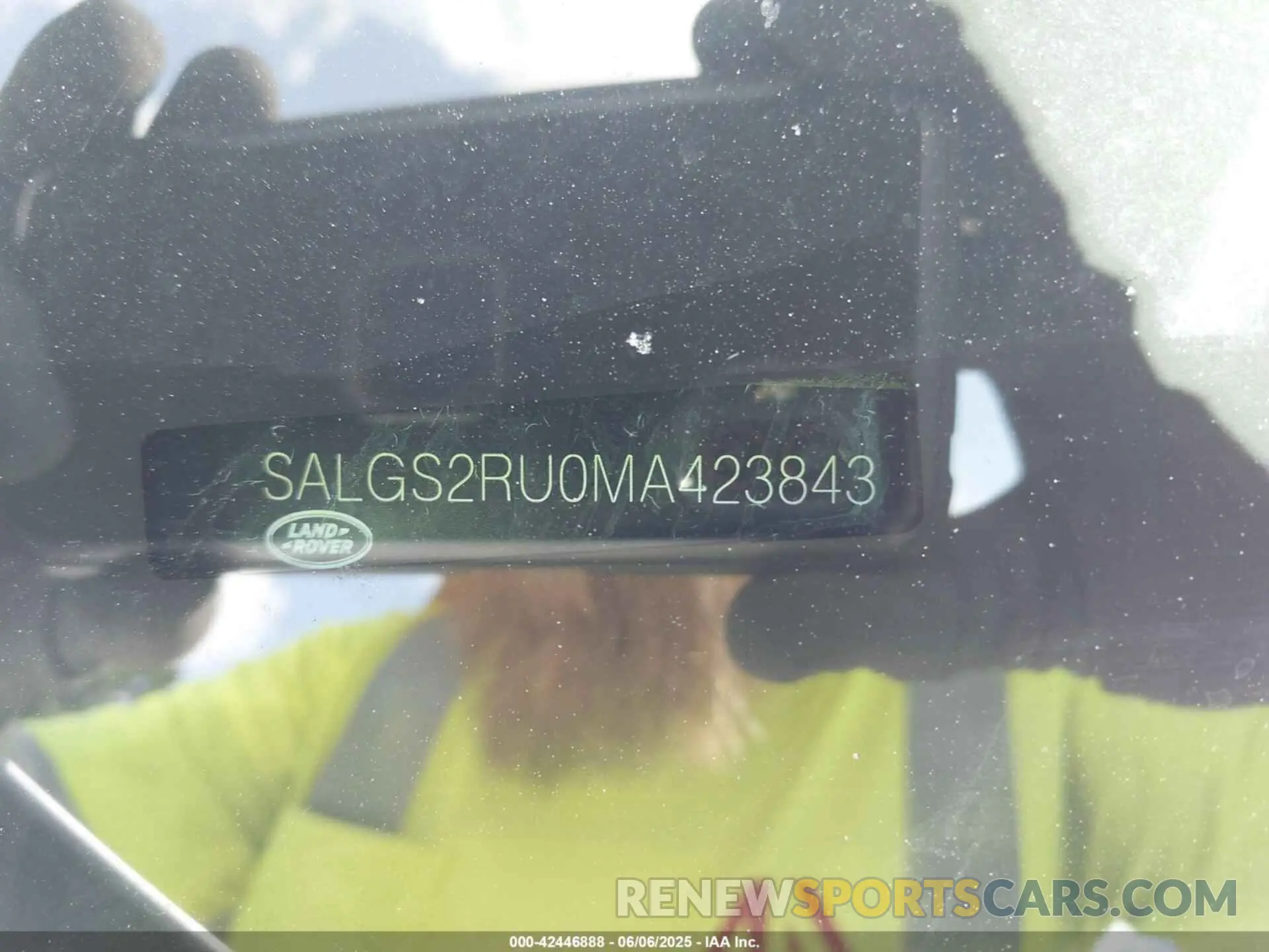 9 Photograph of a damaged car SALGS2RU0MA423843 LAND ROVER RANGE ROVER 2021