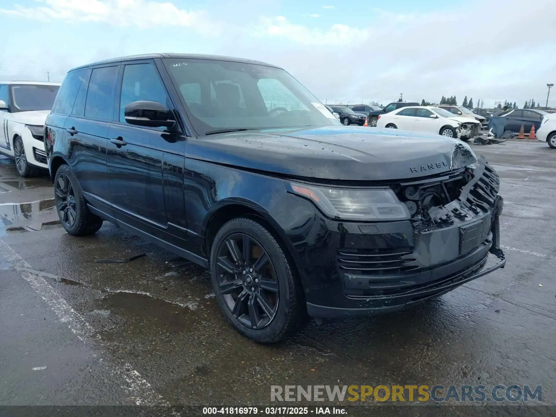 1 Фотография поврежденного автомобиля SALGS2RU4MA453296 LAND ROVER RANGE ROVER 2021