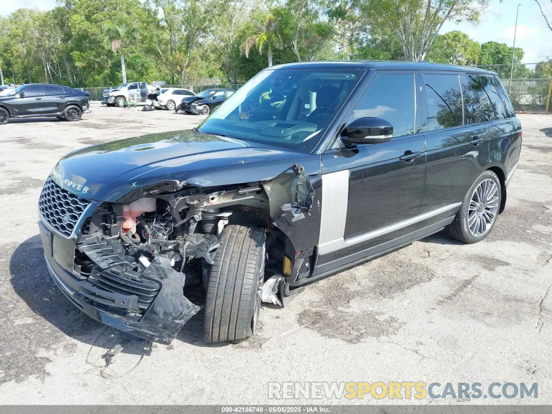2 Фотография поврежденного автомобиля SALGS2SE0MA439172 LAND ROVER RANGE ROVER 2021