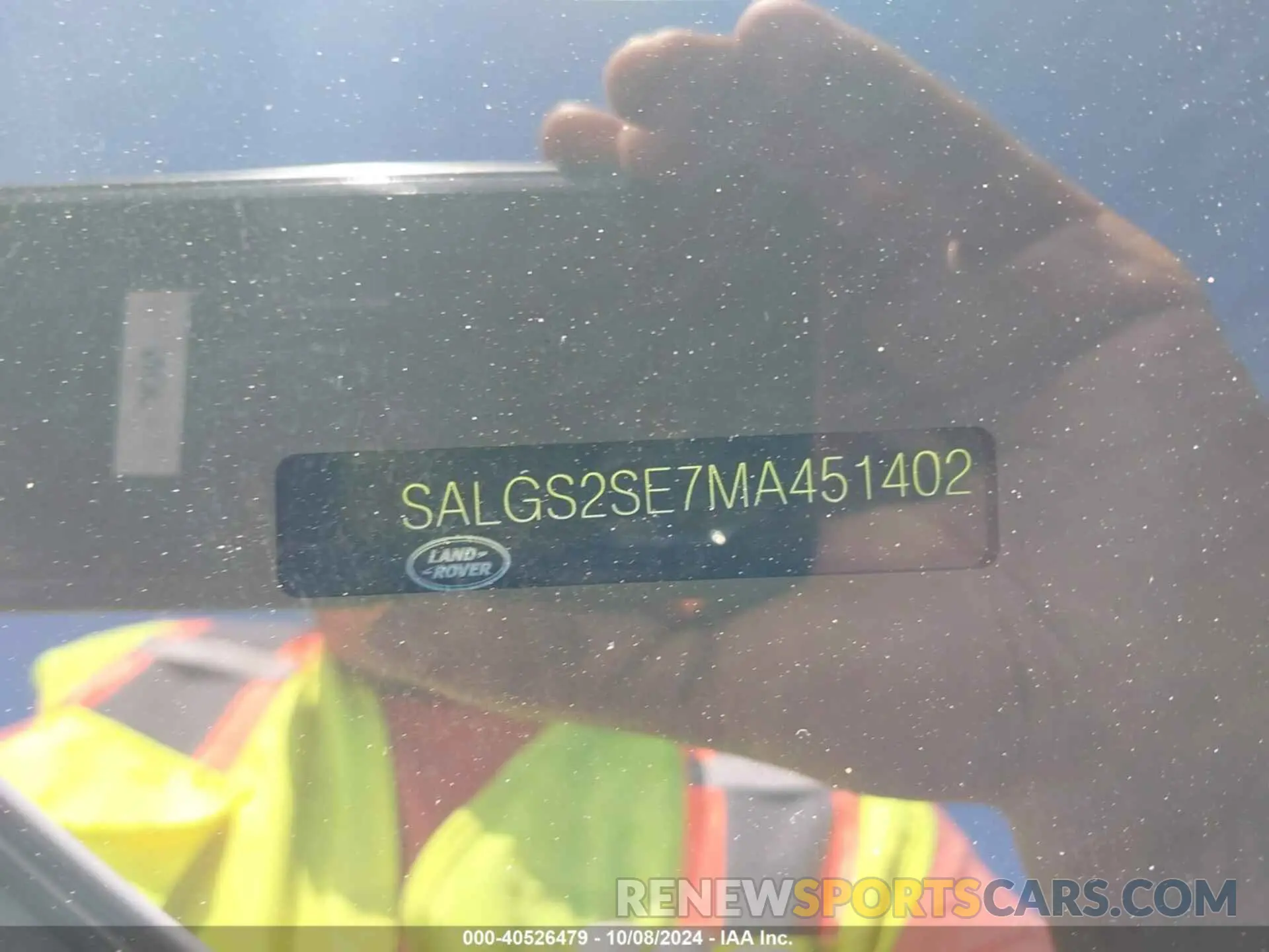 9 Photograph of a damaged car SALGS2SE7MA451402 LAND ROVER RANGE ROVER 2021