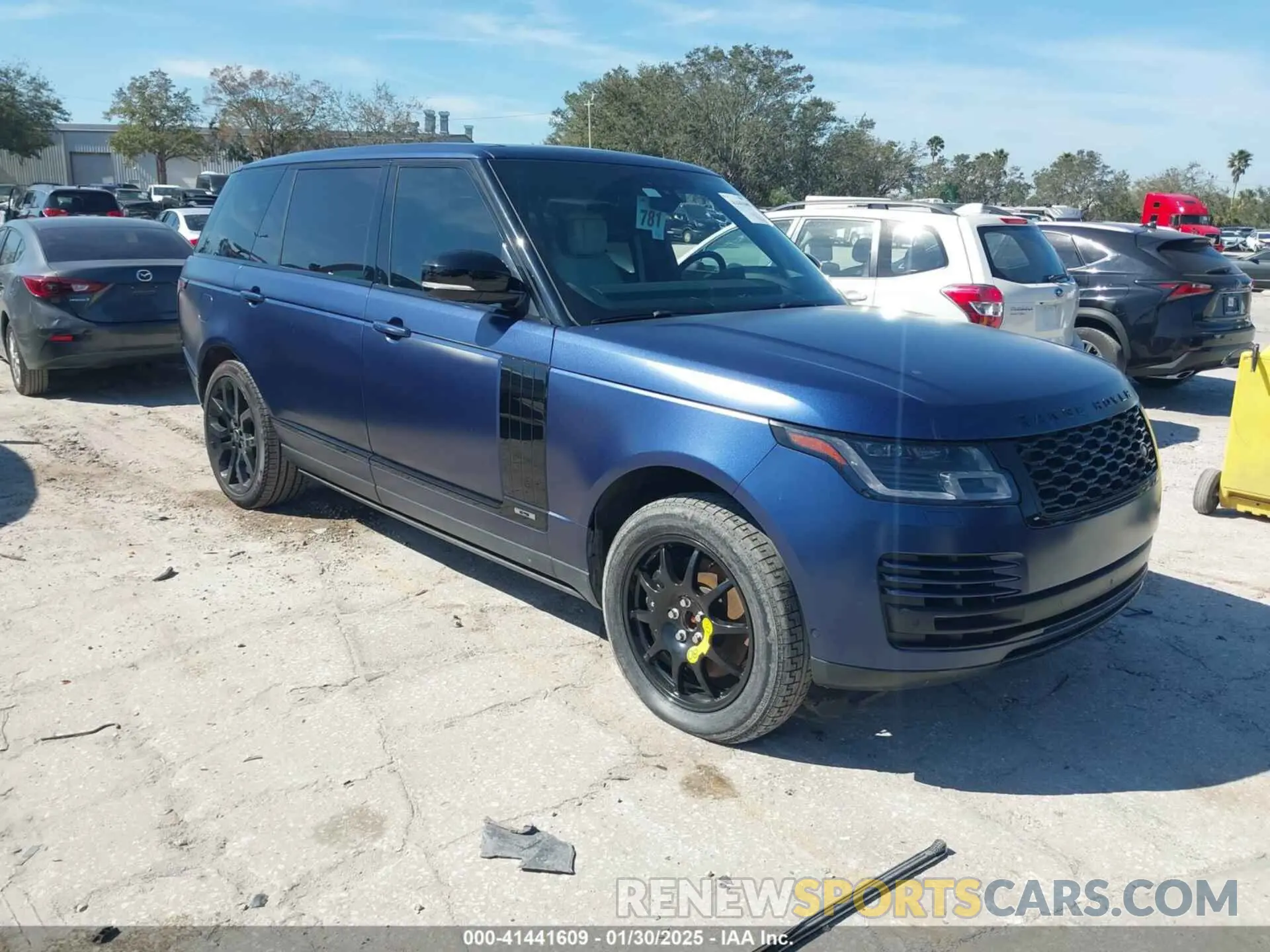 1 Photograph of a damaged car SALGS5SE9MA440788 LAND ROVER RANGE ROVER 2021