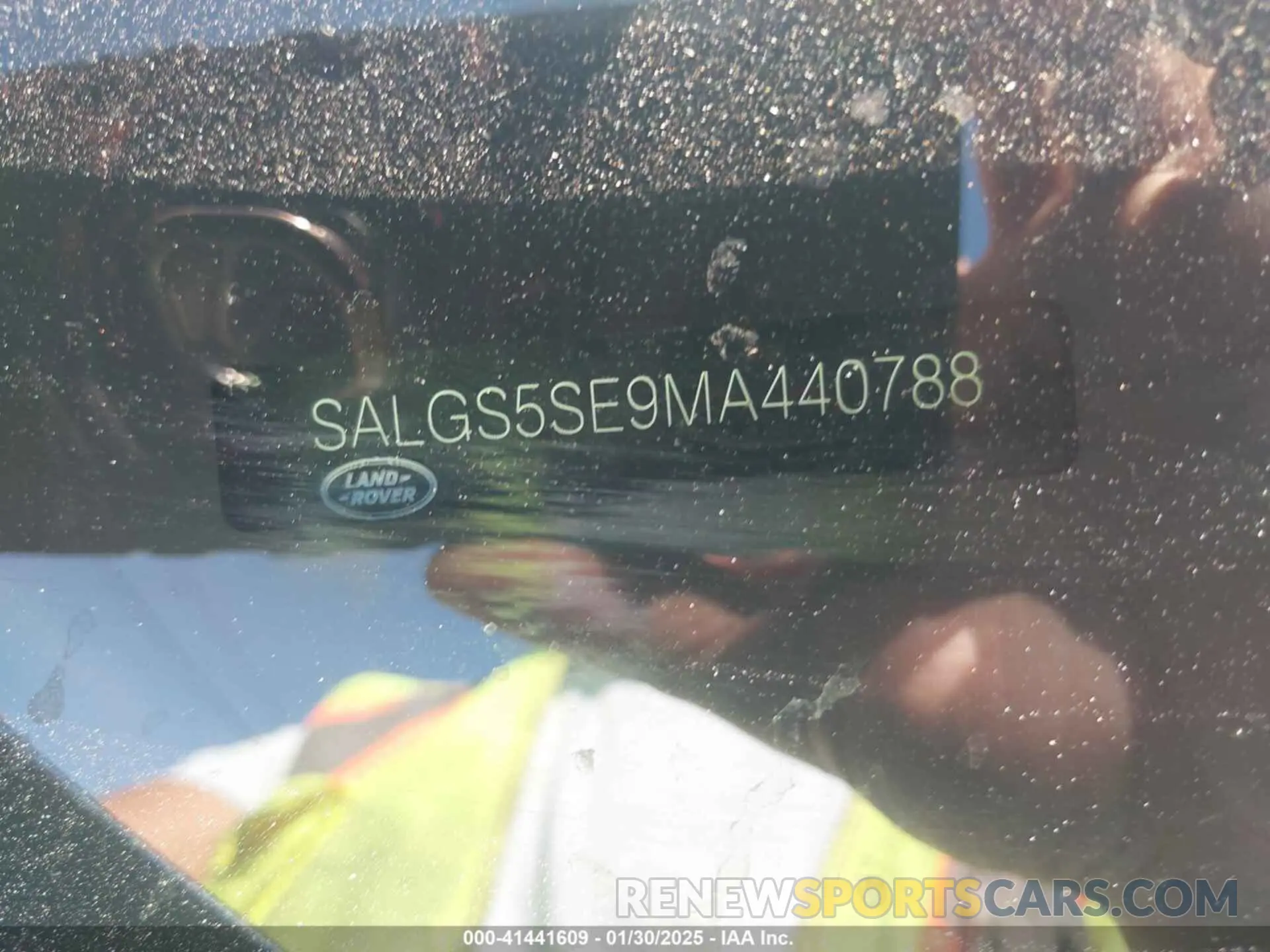 9 Photograph of a damaged car SALGS5SE9MA440788 LAND ROVER RANGE ROVER 2021