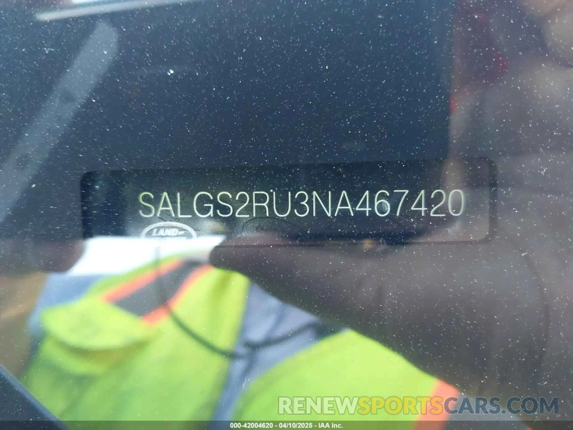 9 Photograph of a damaged car SALGS2RU3NA467420 LAND ROVER RANGE ROVER 2022