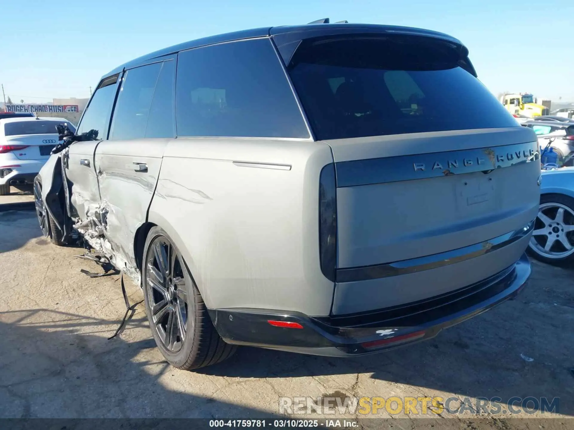 3 Фотография поврежденного автомобиля SALKP9FU9PA044756 LAND ROVER RANGE ROVER 2023