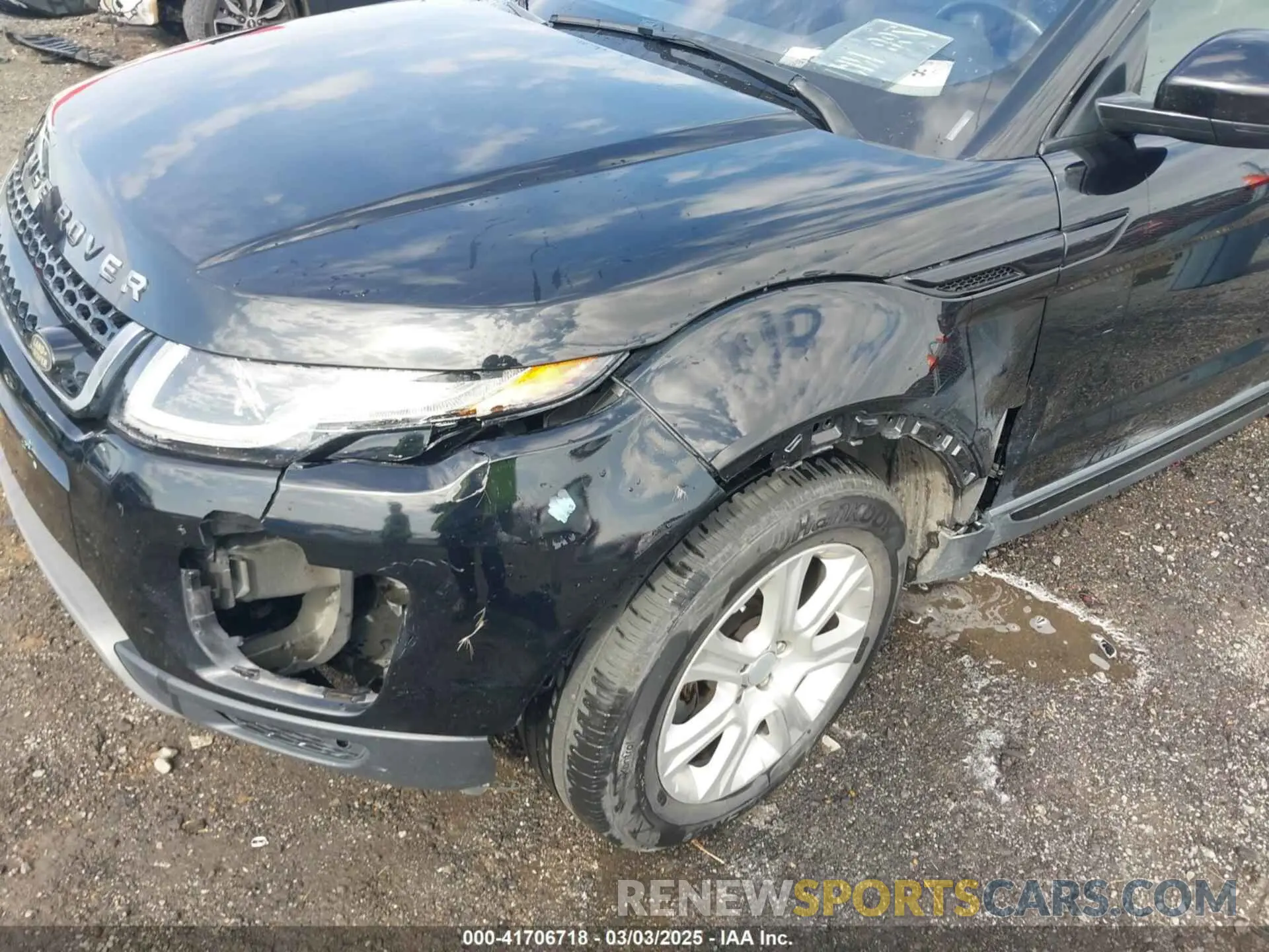 6 Photograph of a damaged car SALVP2RX2KH347033 LAND ROVER RANGE ROVER EVOQUE 2019