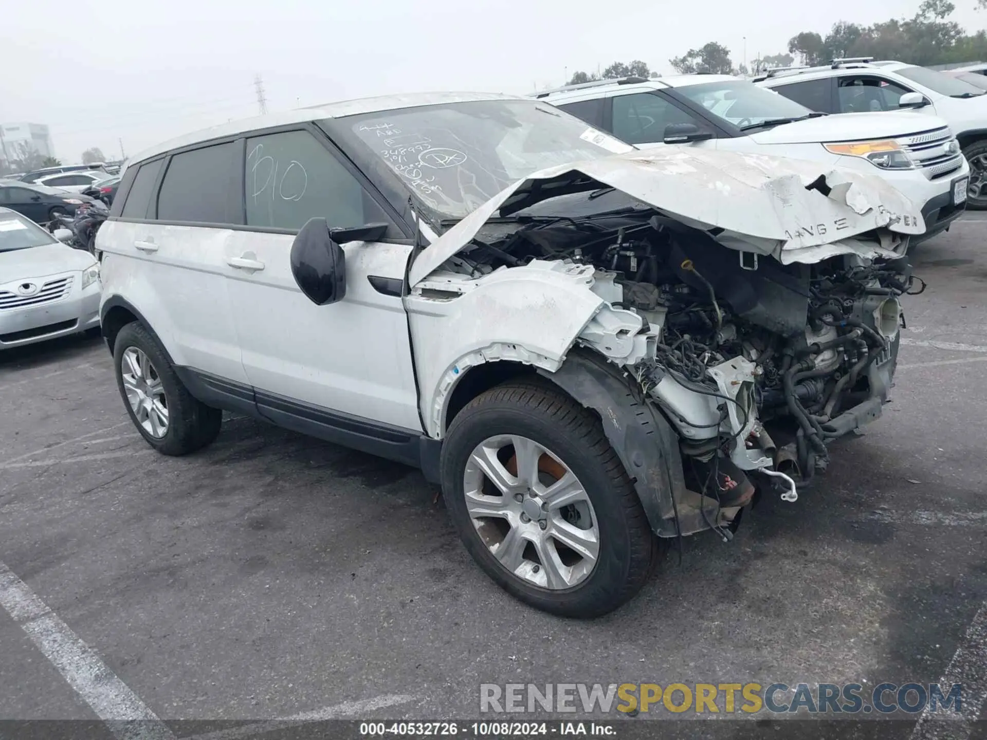 1 Photograph of a damaged car SALVP2RX6KH348993 LAND ROVER RANGE ROVER EVOQUE 2019