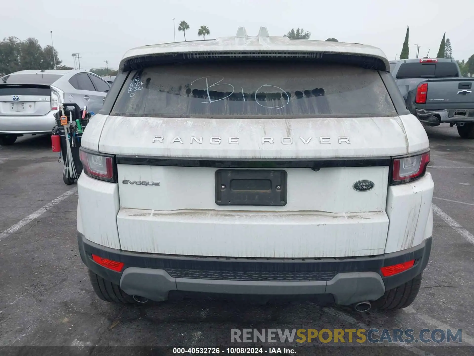 16 Photograph of a damaged car SALVP2RX6KH348993 LAND ROVER RANGE ROVER EVOQUE 2019