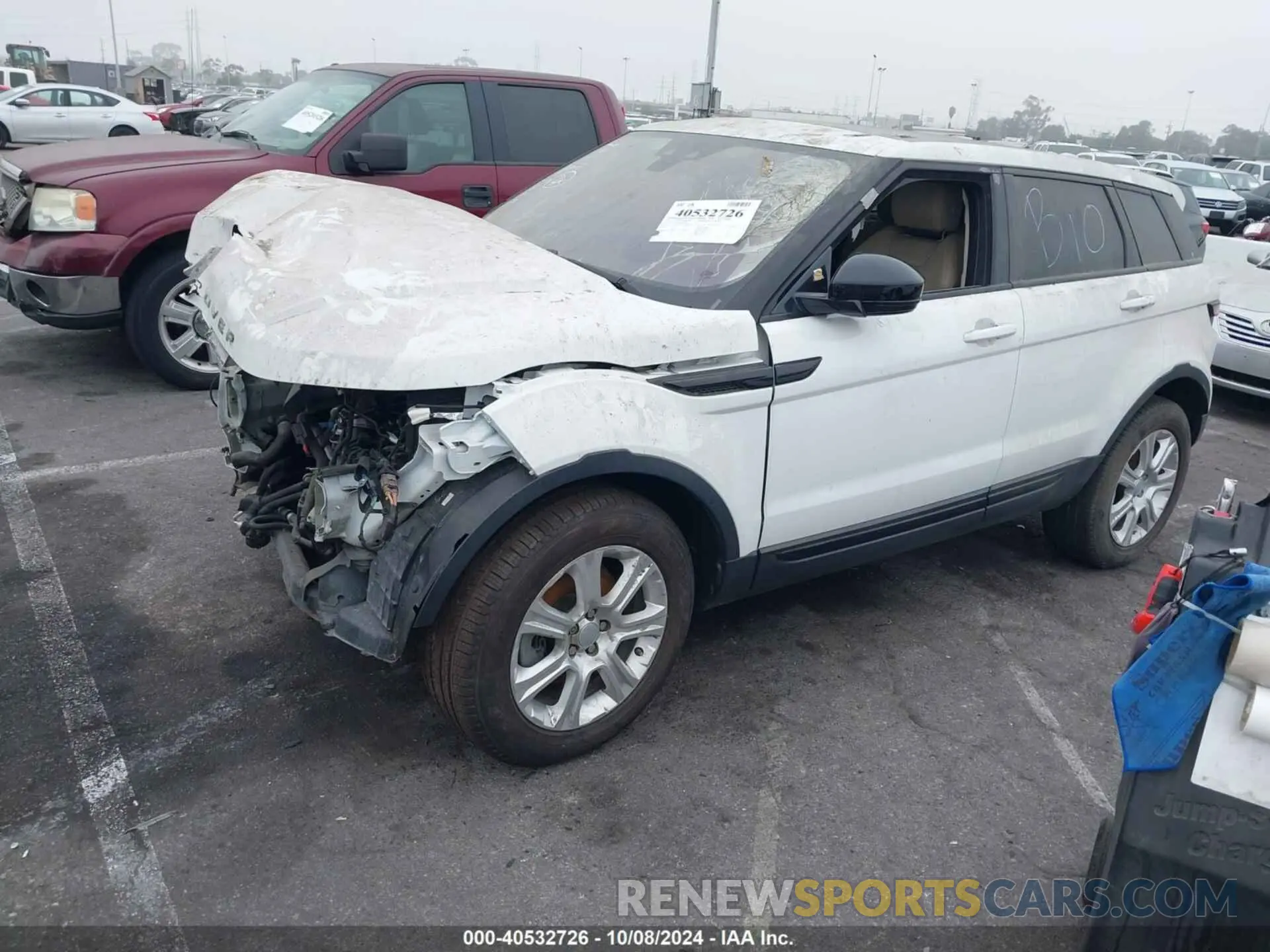 2 Photograph of a damaged car SALVP2RX6KH348993 LAND ROVER RANGE ROVER EVOQUE 2019