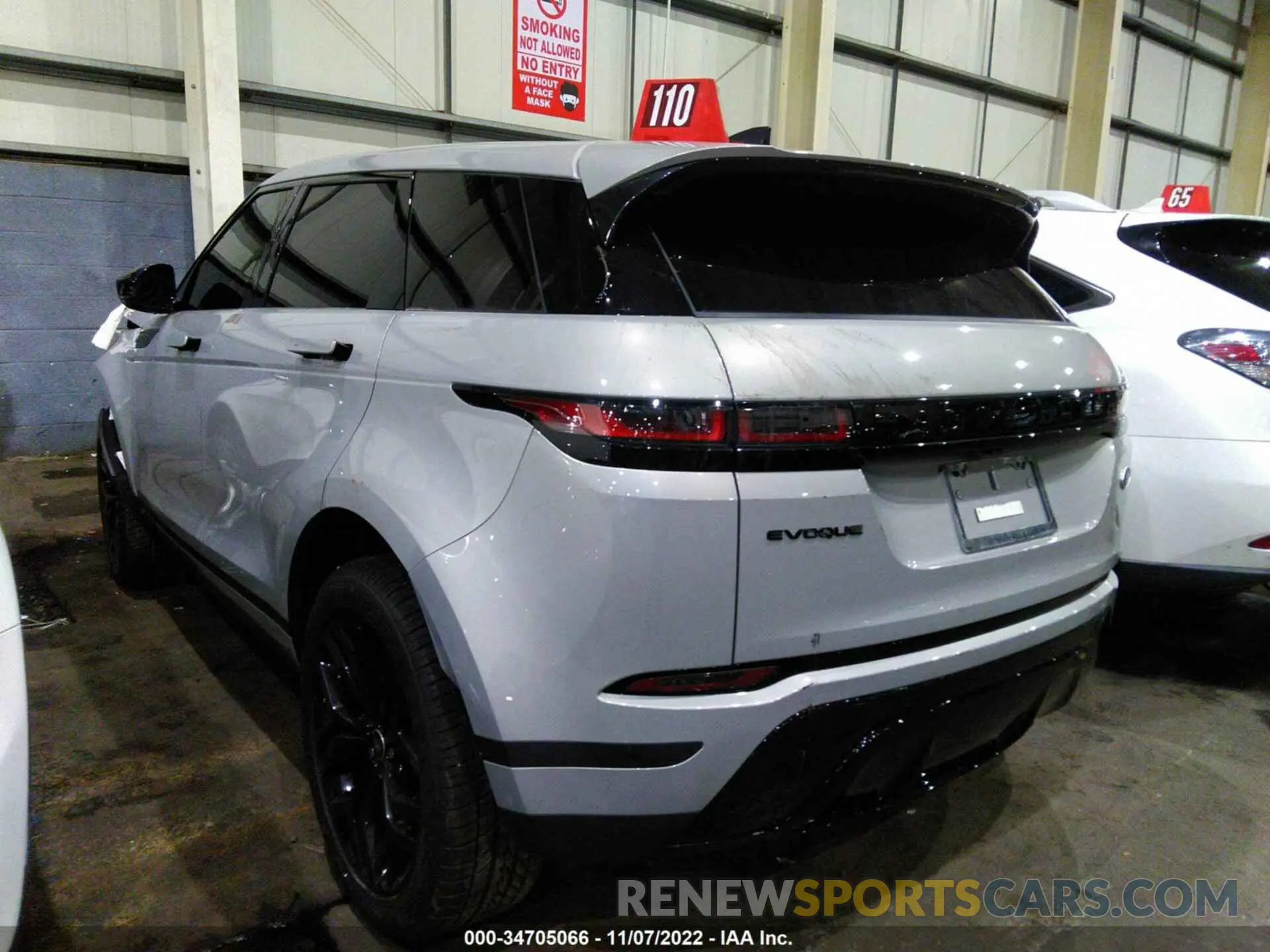 3 Photograph of a damaged car 00LZJ2FX2LH099293 LAND ROVER RANGE ROVER EVOQUE 2020