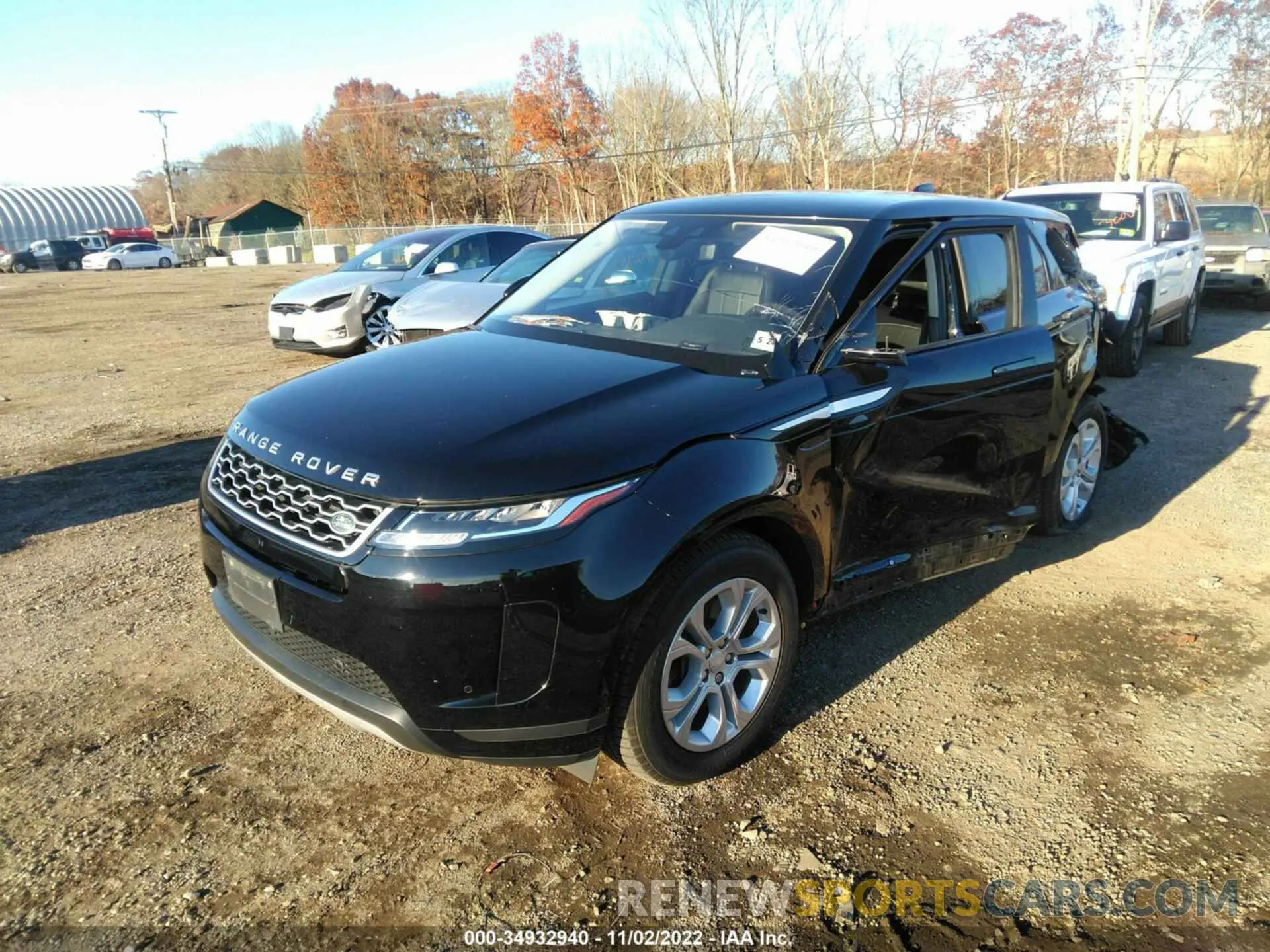 2 Фотография поврежденного автомобиля SALZJ2FX0LH017366 LAND ROVER RANGE ROVER EVOQUE 2020