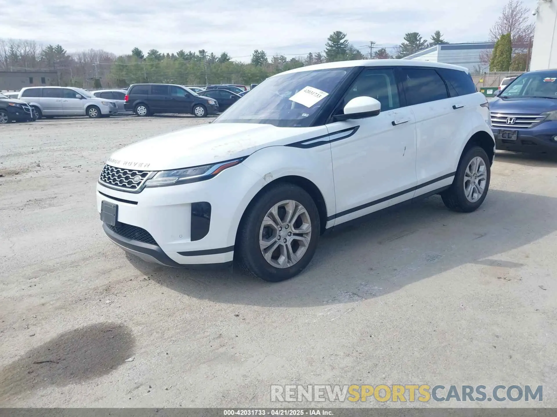 2 Photograph of a damaged car SALZJ2FX1LH059030 LAND ROVER RANGE ROVER EVOQUE 2020
