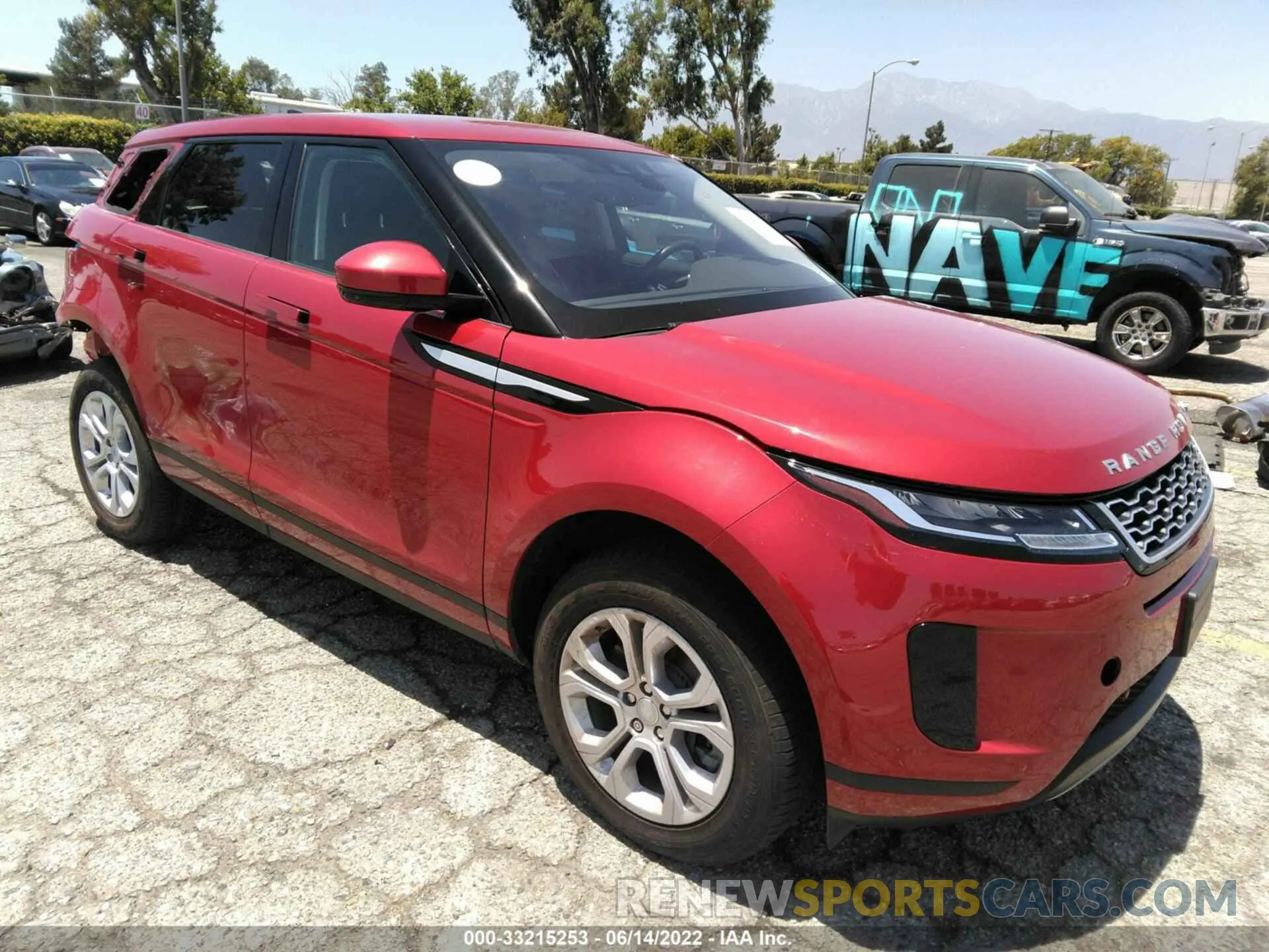 1 Photograph of a damaged car SALZJ2FX1LH059206 LAND ROVER RANGE ROVER EVOQUE 2020