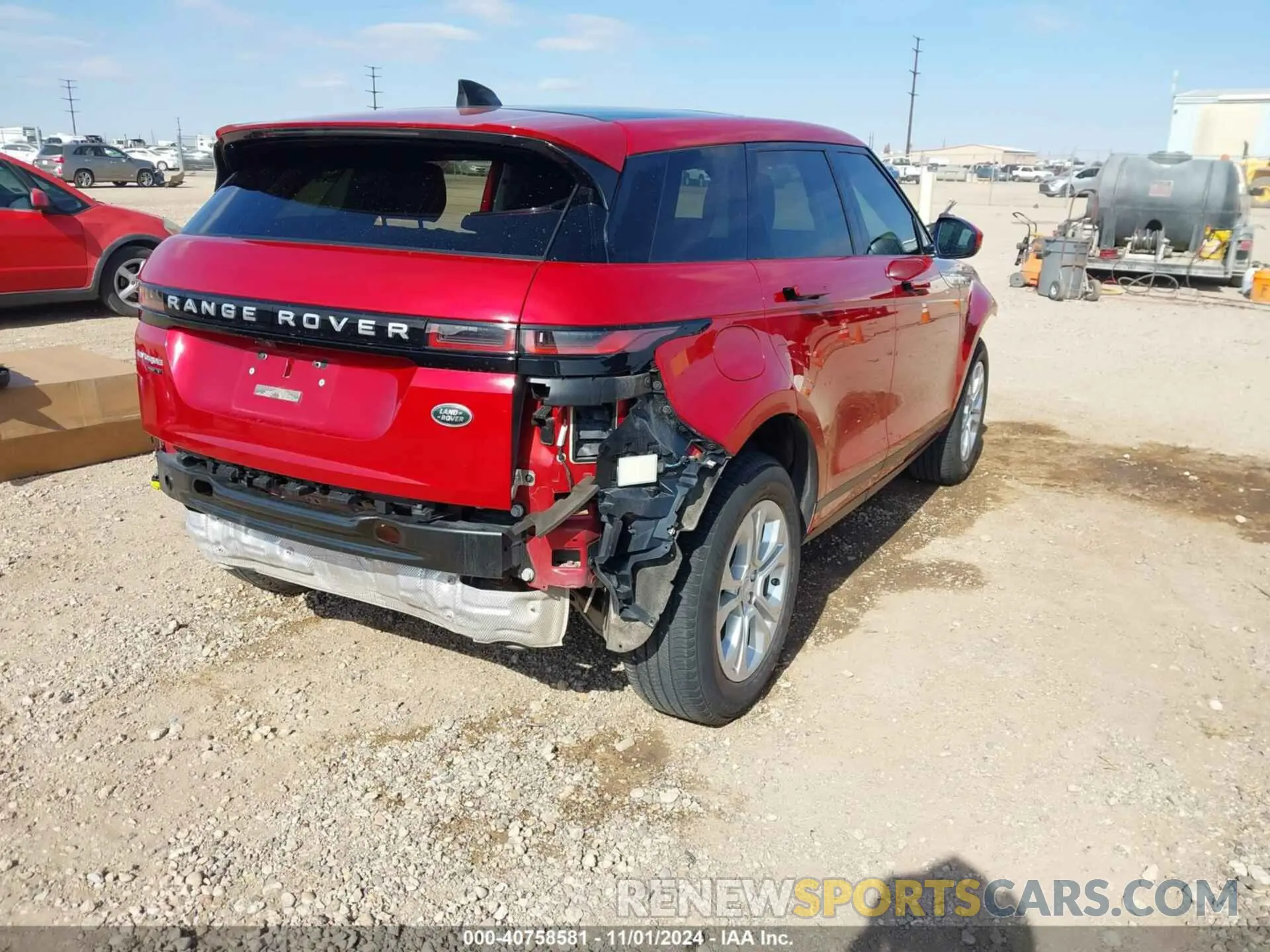 4 Photograph of a damaged car SALZJ2FX1LH114611 LAND ROVER RANGE ROVER EVOQUE 2020