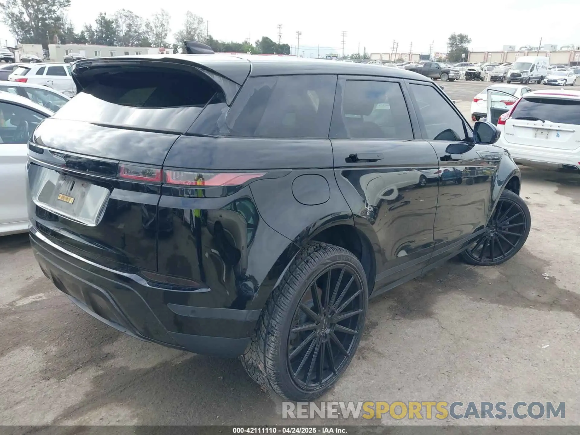 4 Фотография поврежденного автомобиля SALZJ2FX4LH016575 LAND ROVER RANGE ROVER EVOQUE 2020