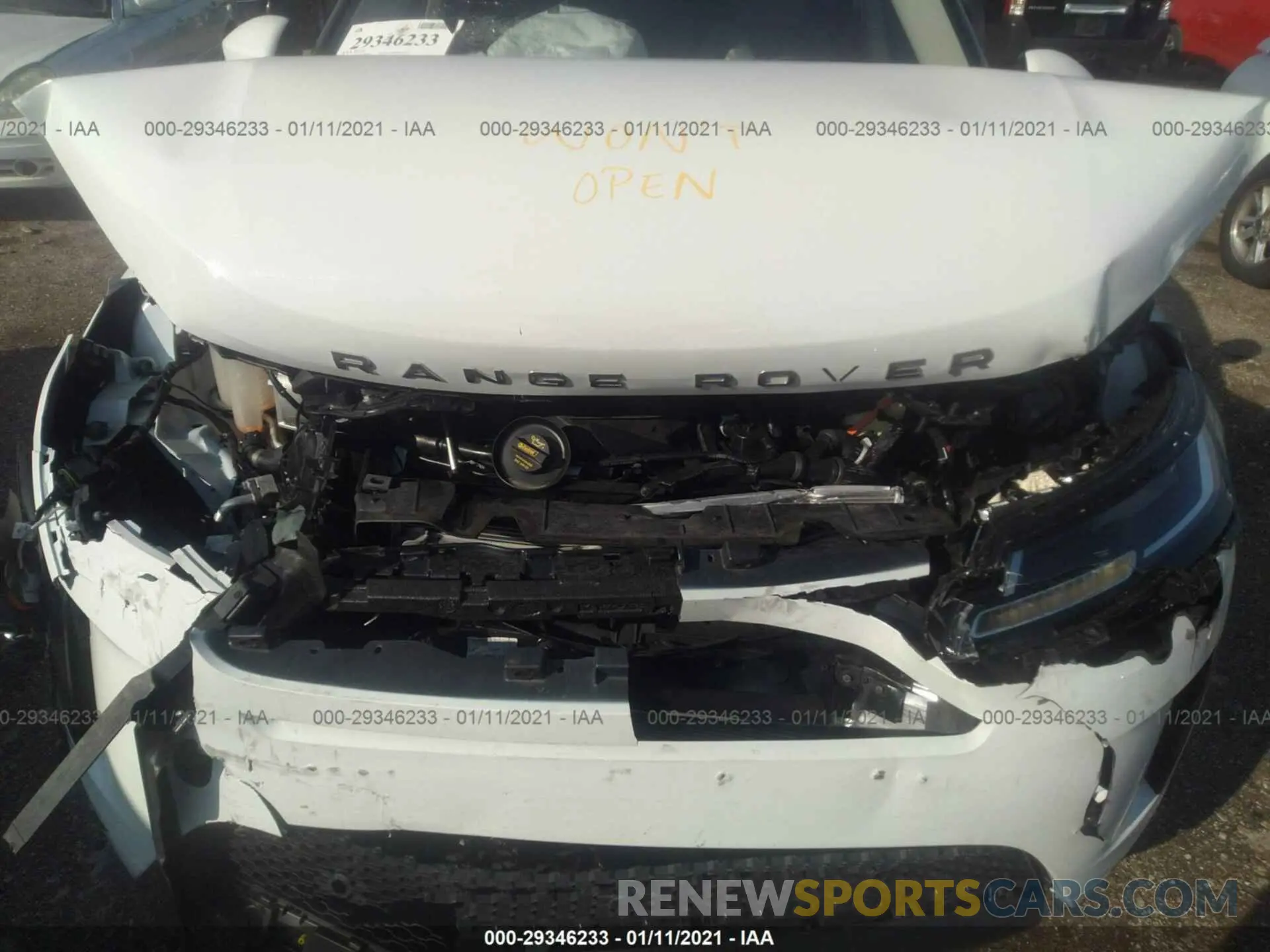 10 Photograph of a damaged car SALZJ2FX4LH100847 LAND ROVER RANGE ROVER EVOQUE 2020