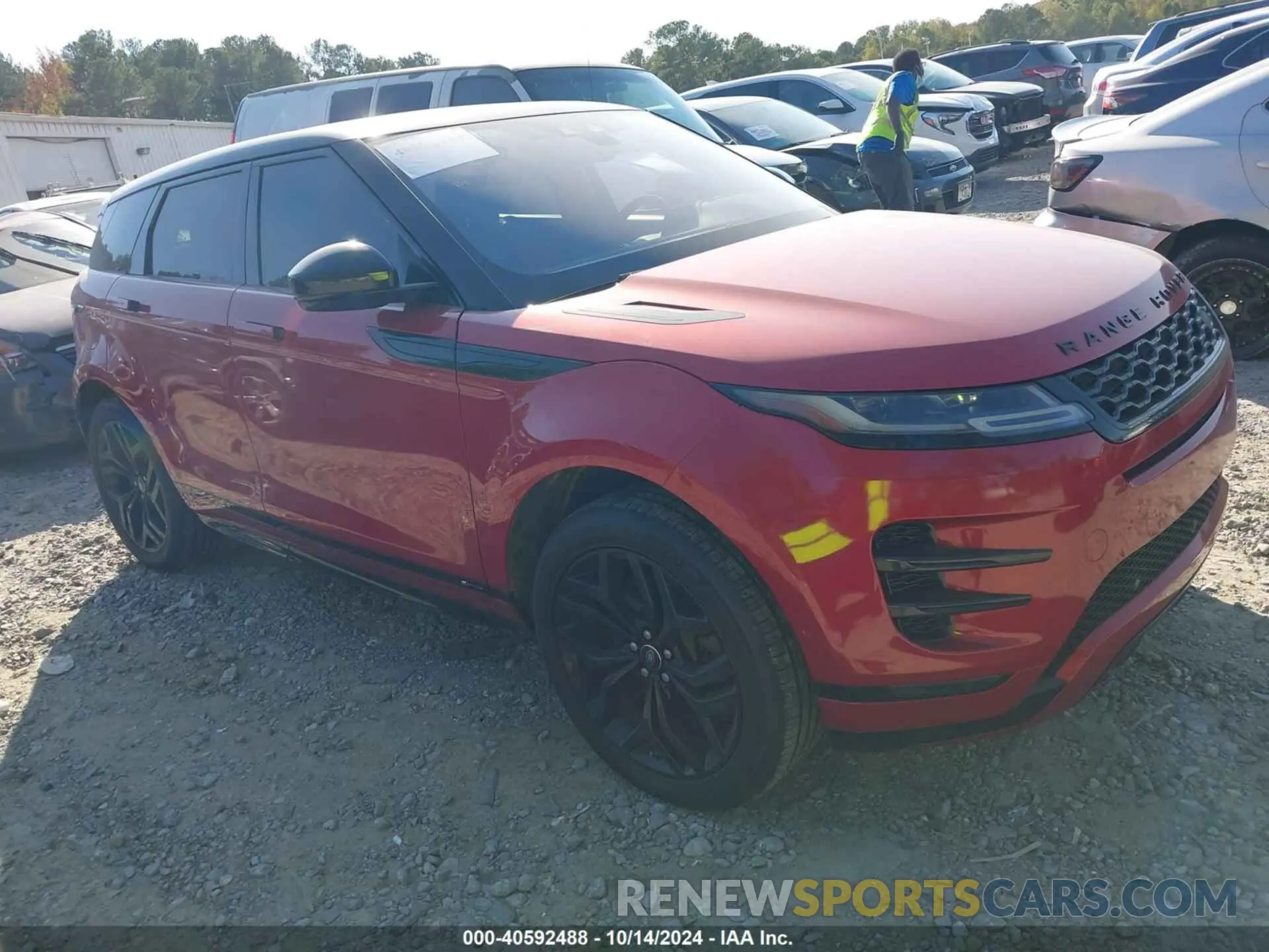 1 Photograph of a damaged car SALZL2GX7LH042998 LAND ROVER RANGE ROVER EVOQUE 2020