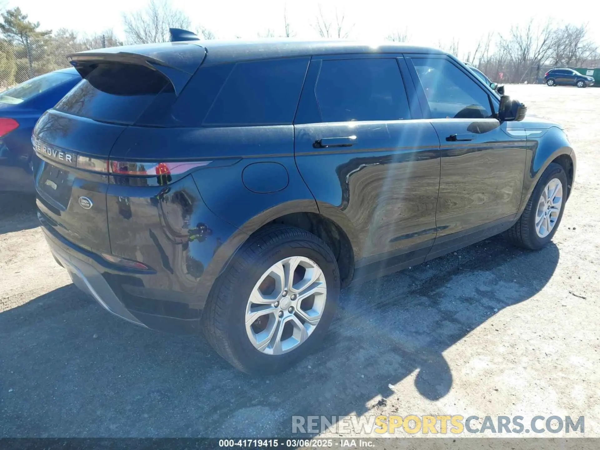 4 Фотография поврежденного автомобиля SALZJ2FX1MH148761 LAND ROVER RANGE ROVER EVOQUE 2021