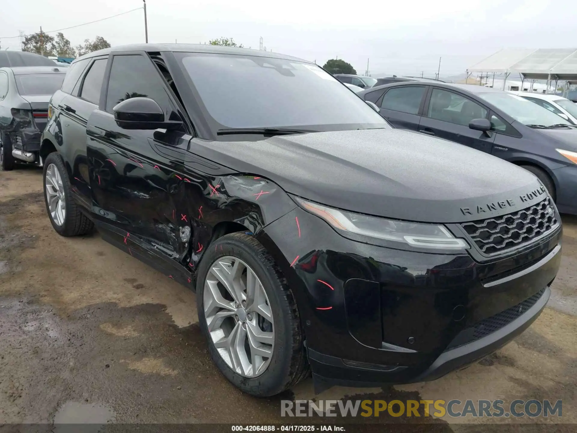 1 Фотография поврежденного автомобиля SALZJ2FX7MH152149 LAND ROVER RANGE ROVER EVOQUE 2021