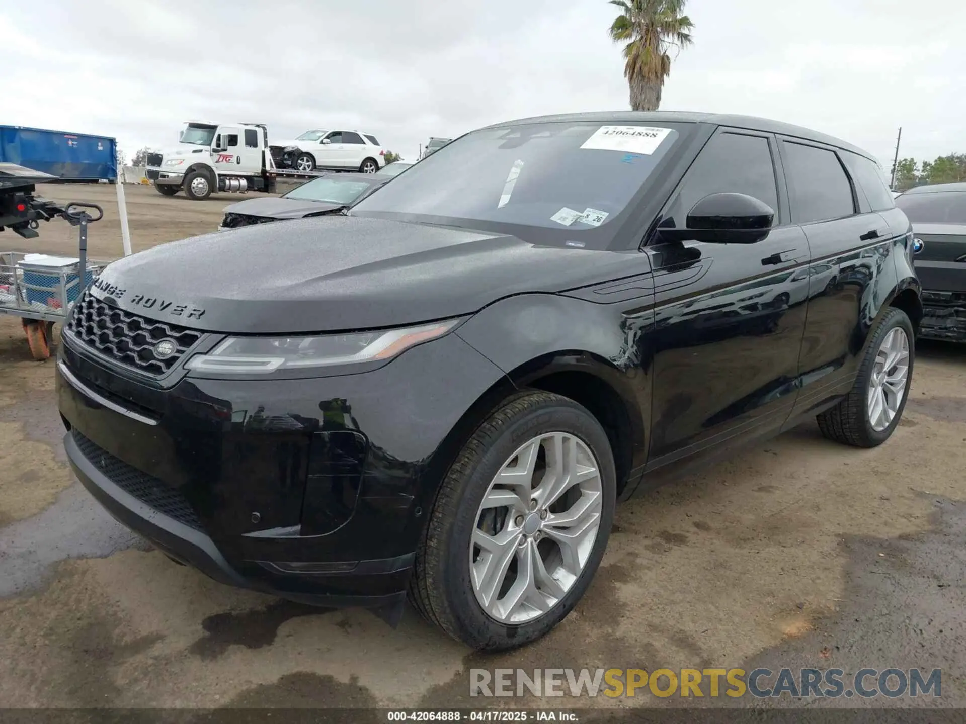 2 Фотография поврежденного автомобиля SALZJ2FX7MH152149 LAND ROVER RANGE ROVER EVOQUE 2021
