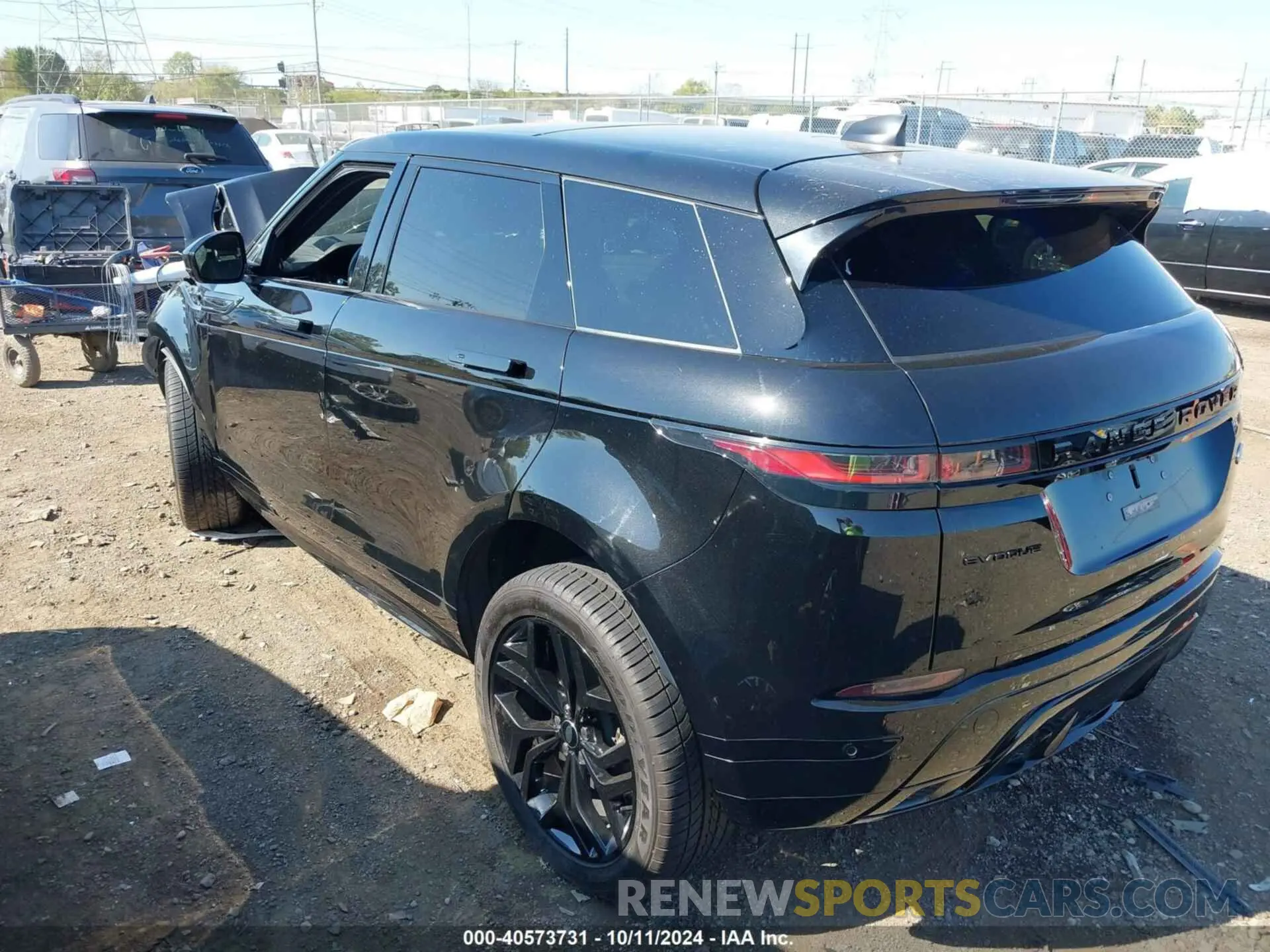 3 Photograph of a damaged car SALZL2FX5NH172251 LAND ROVER RANGE ROVER EVOQUE 2022