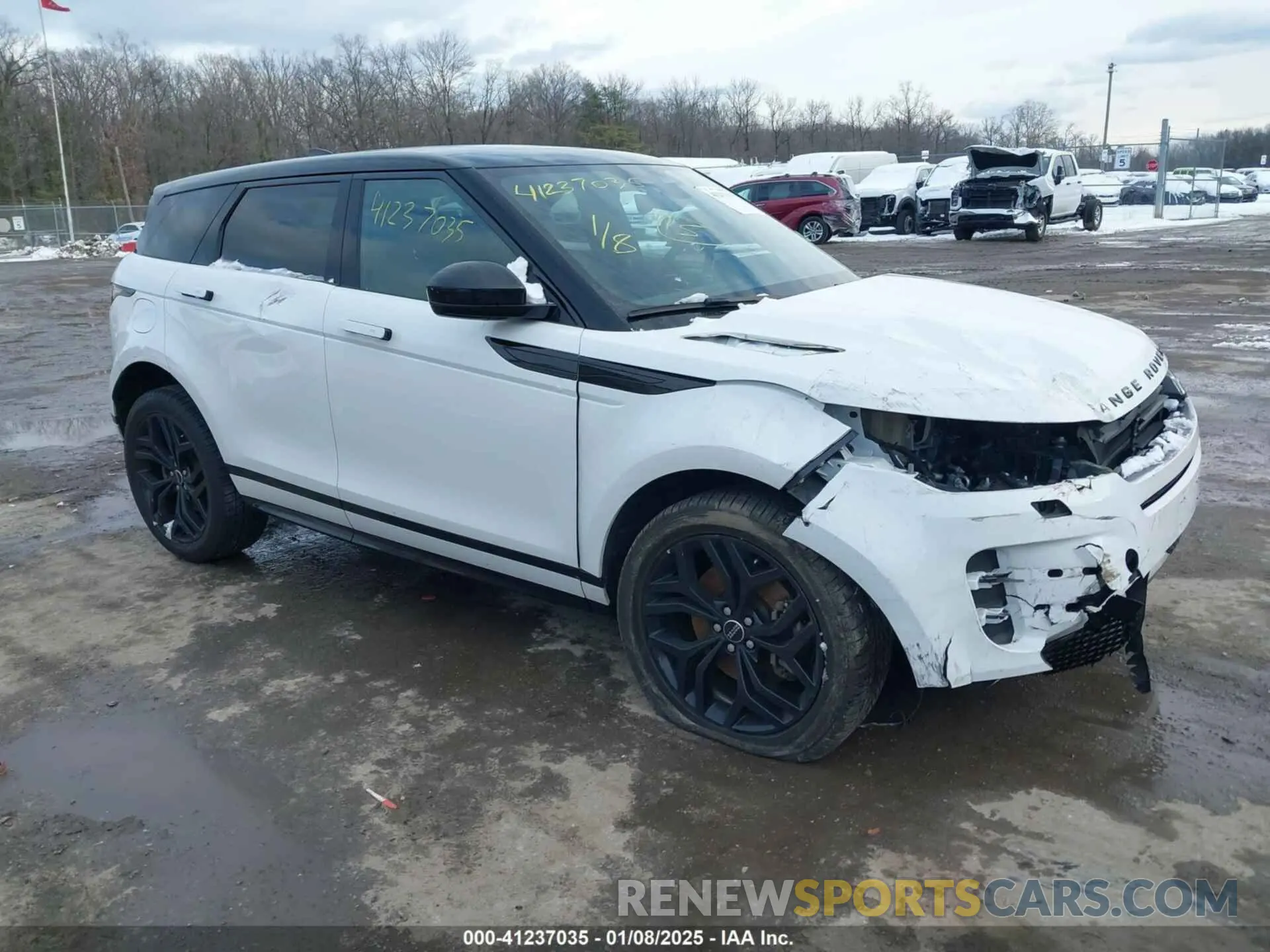 1 Фотография поврежденного автомобиля SALZT2FX7NH175197 LAND ROVER RANGE ROVER EVOQUE 2022