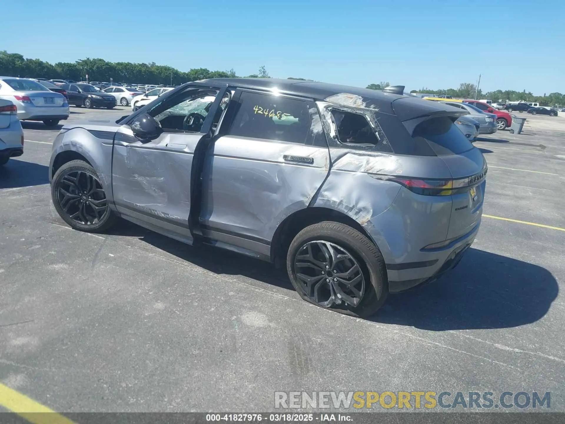 3 Фотография поврежденного автомобиля SALZT2FX3PH197989 LAND ROVER RANGE ROVER EVOQUE 2023