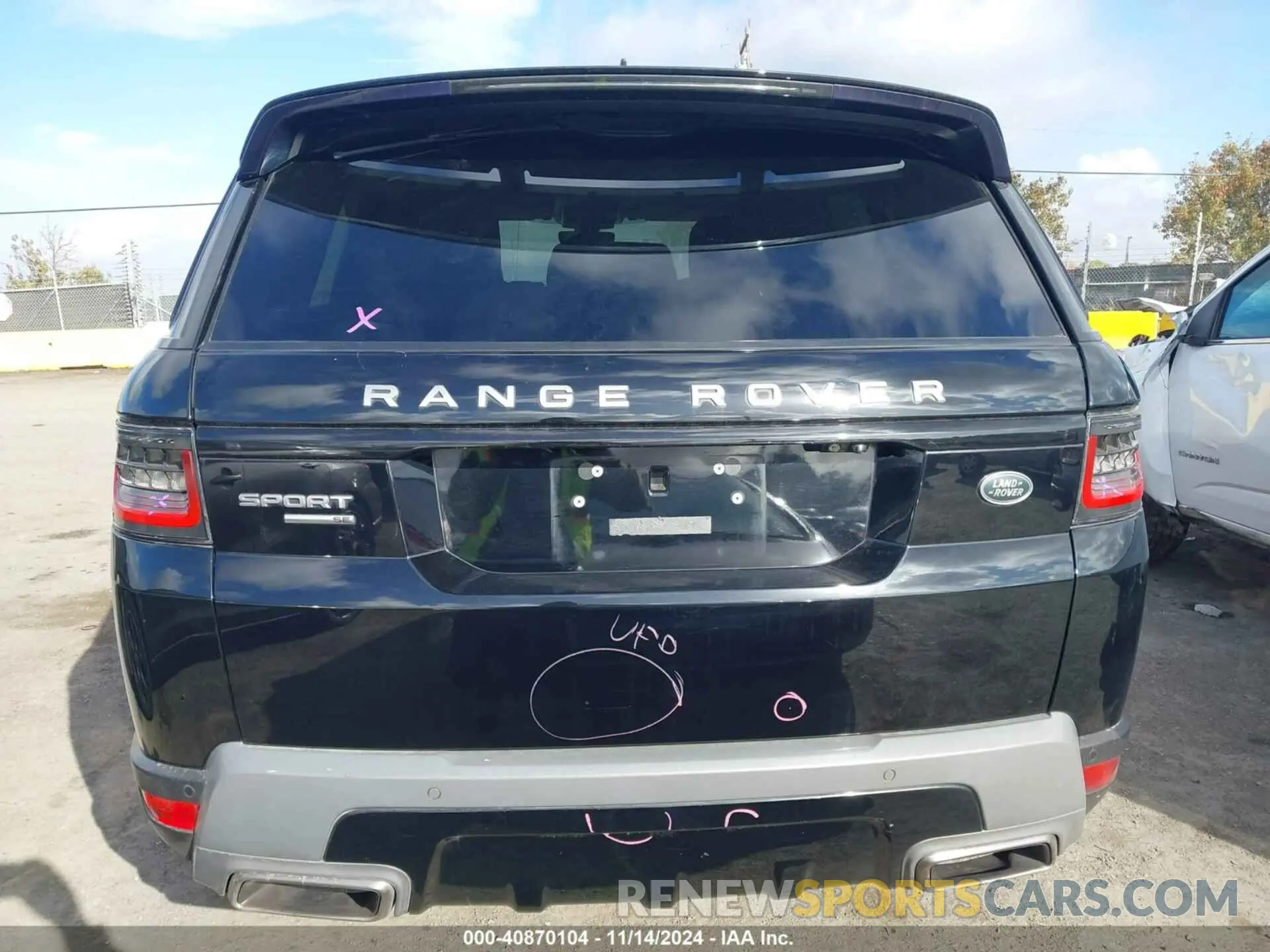 16 Photograph of a damaged car SALWG2RV2KA419246 LAND ROVER RANGE ROVER SPORT 2019