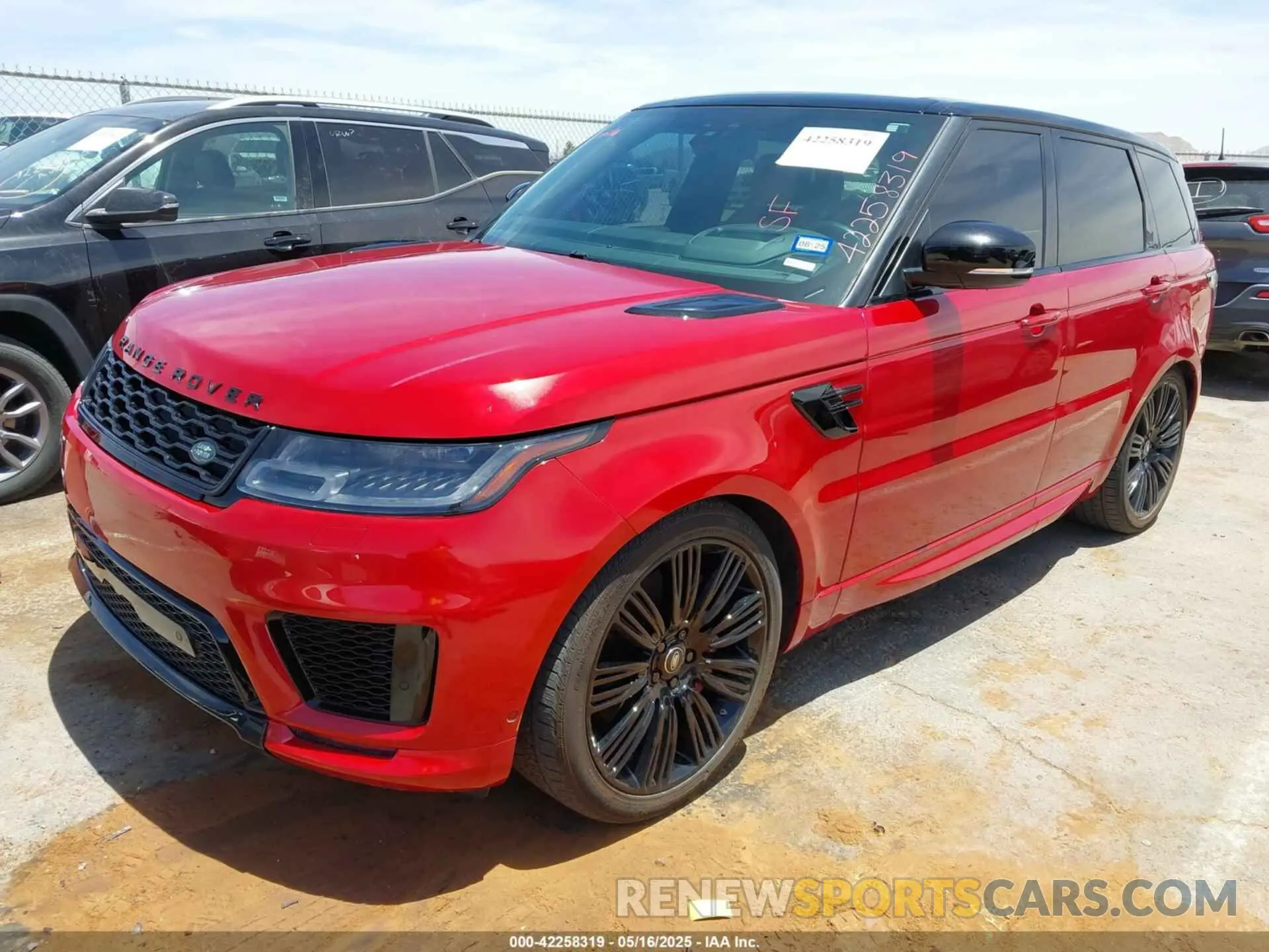 2 Photograph of a damaged car SALWR2RE7KA840941 LAND ROVER RANGE ROVER SPORT 2019