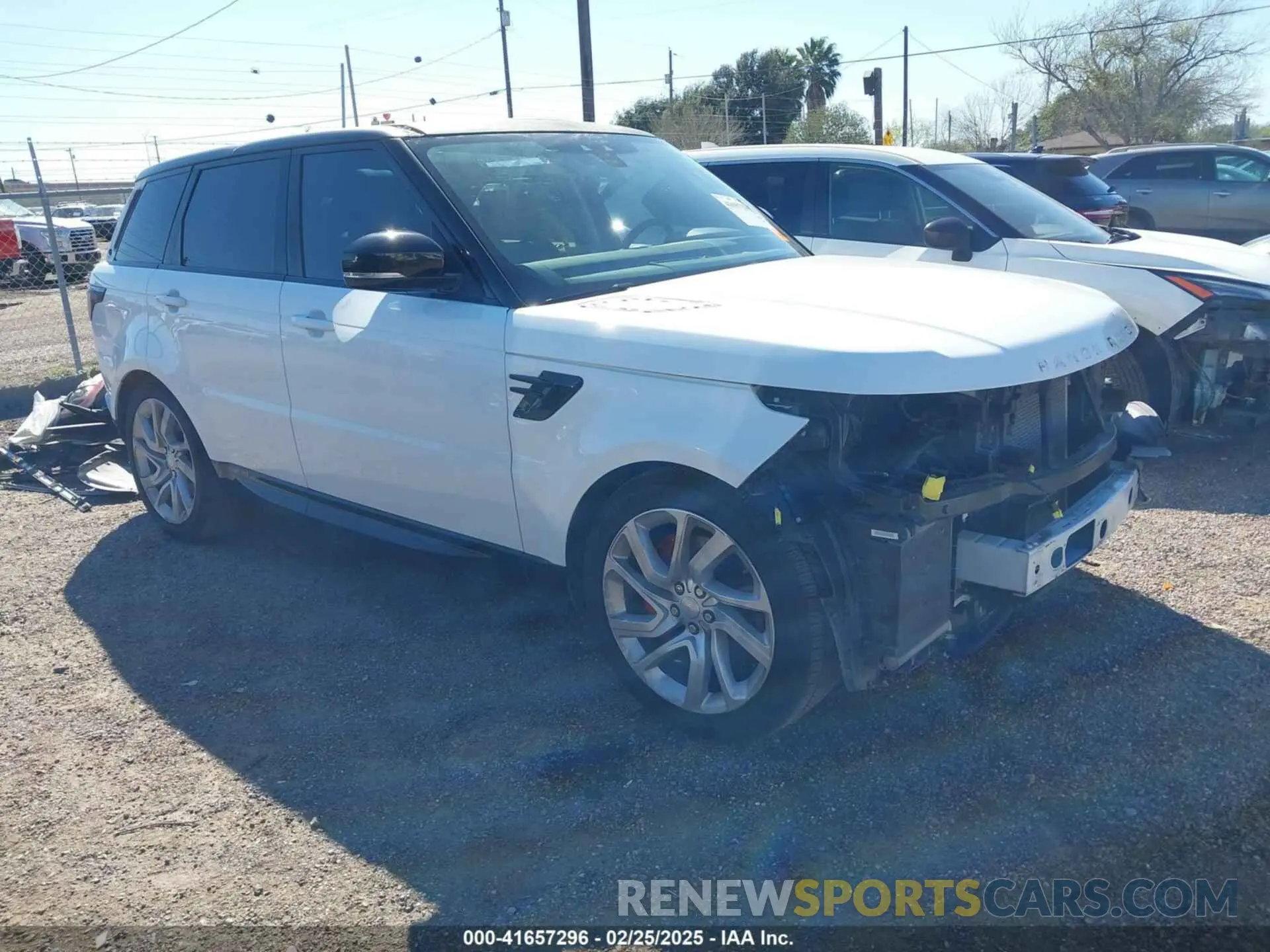 1 Фотография поврежденного автомобиля SALWR2RV0KA416615 LAND ROVER RANGE ROVER SPORT 2019