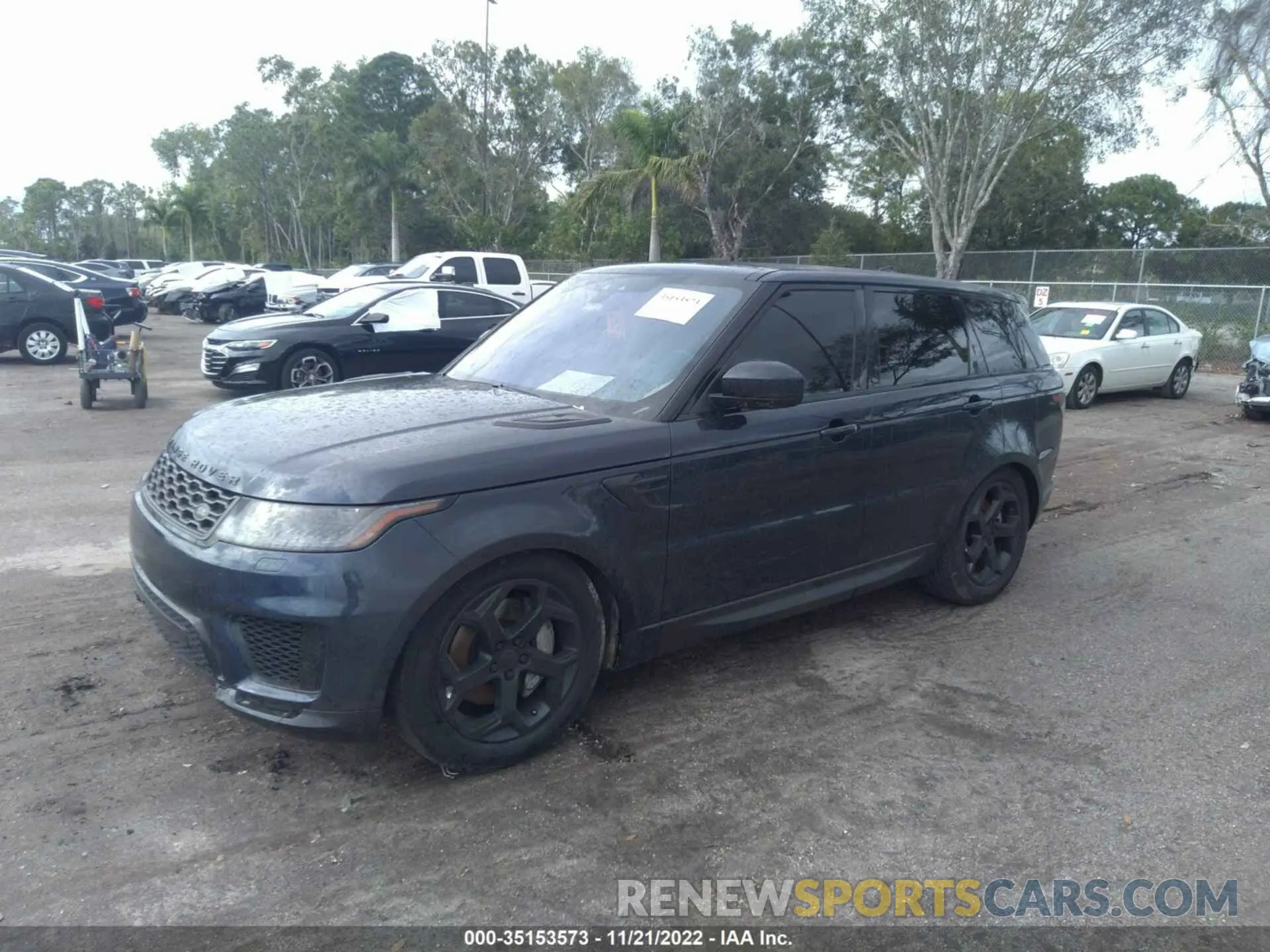 2 Фотография поврежденного автомобиля SALWR2RV5KA846866 LAND ROVER RANGE ROVER SPORT 2019