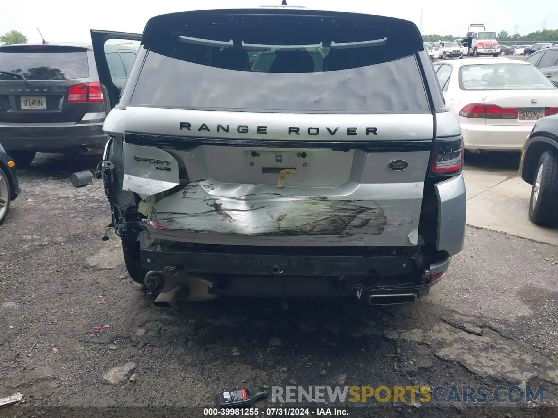 6 Фотография поврежденного автомобиля SALWS2SU0KA873933 LAND ROVER RANGE ROVER SPORT 2019