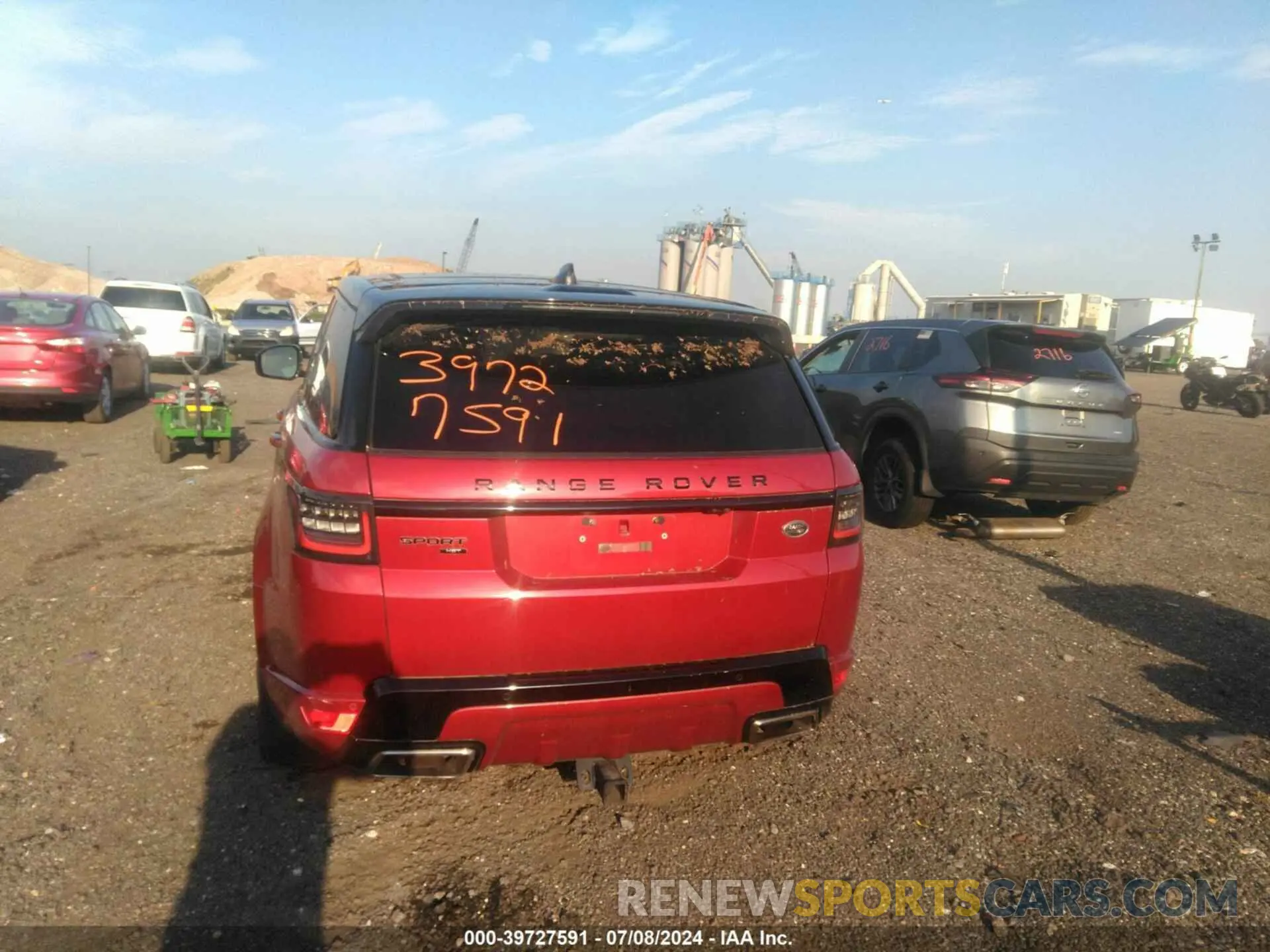 16 Photograph of a damaged car SALWS2SU3KA871853 LAND ROVER RANGE ROVER SPORT 2019