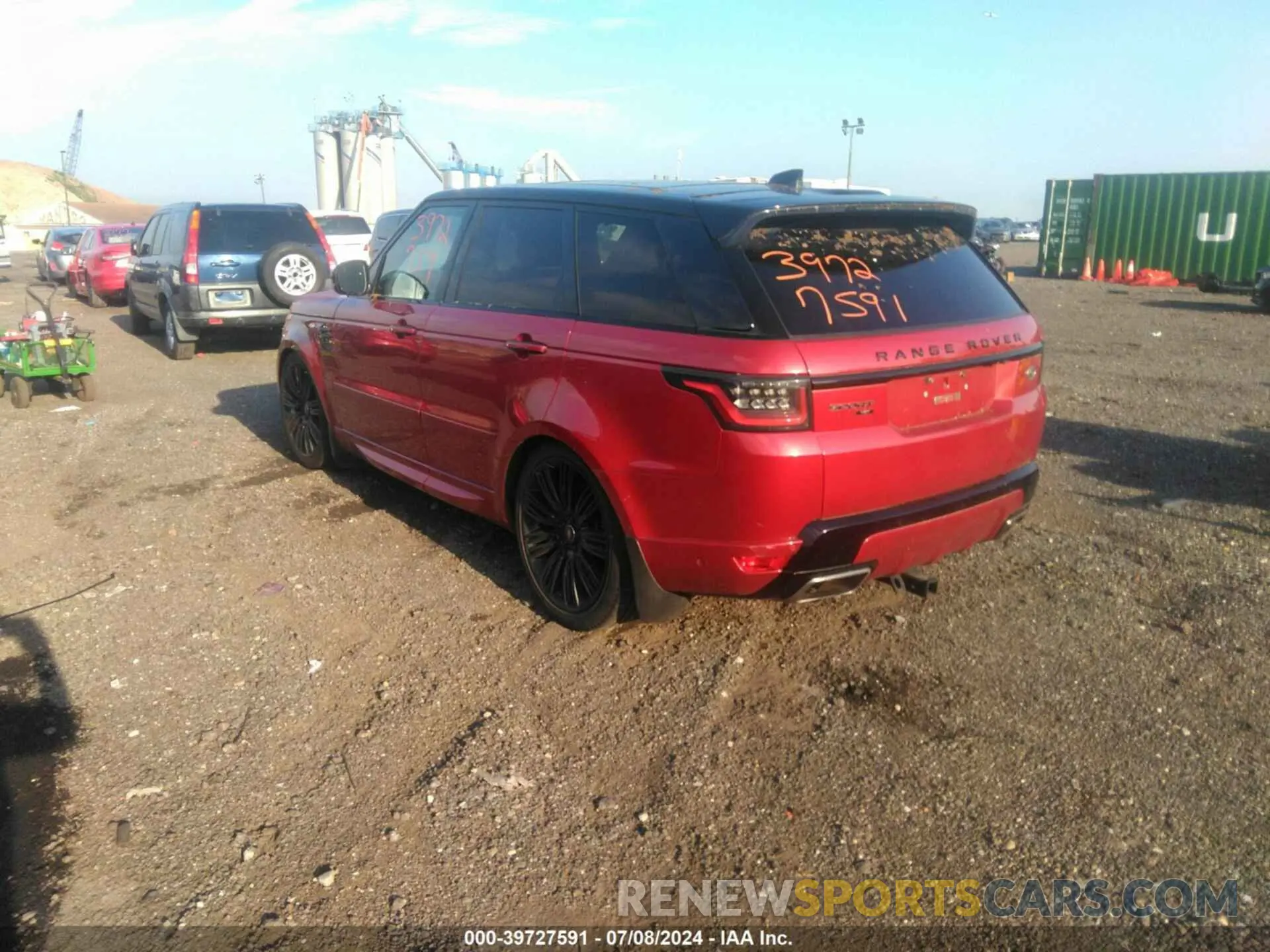 3 Photograph of a damaged car SALWS2SU3KA871853 LAND ROVER RANGE ROVER SPORT 2019