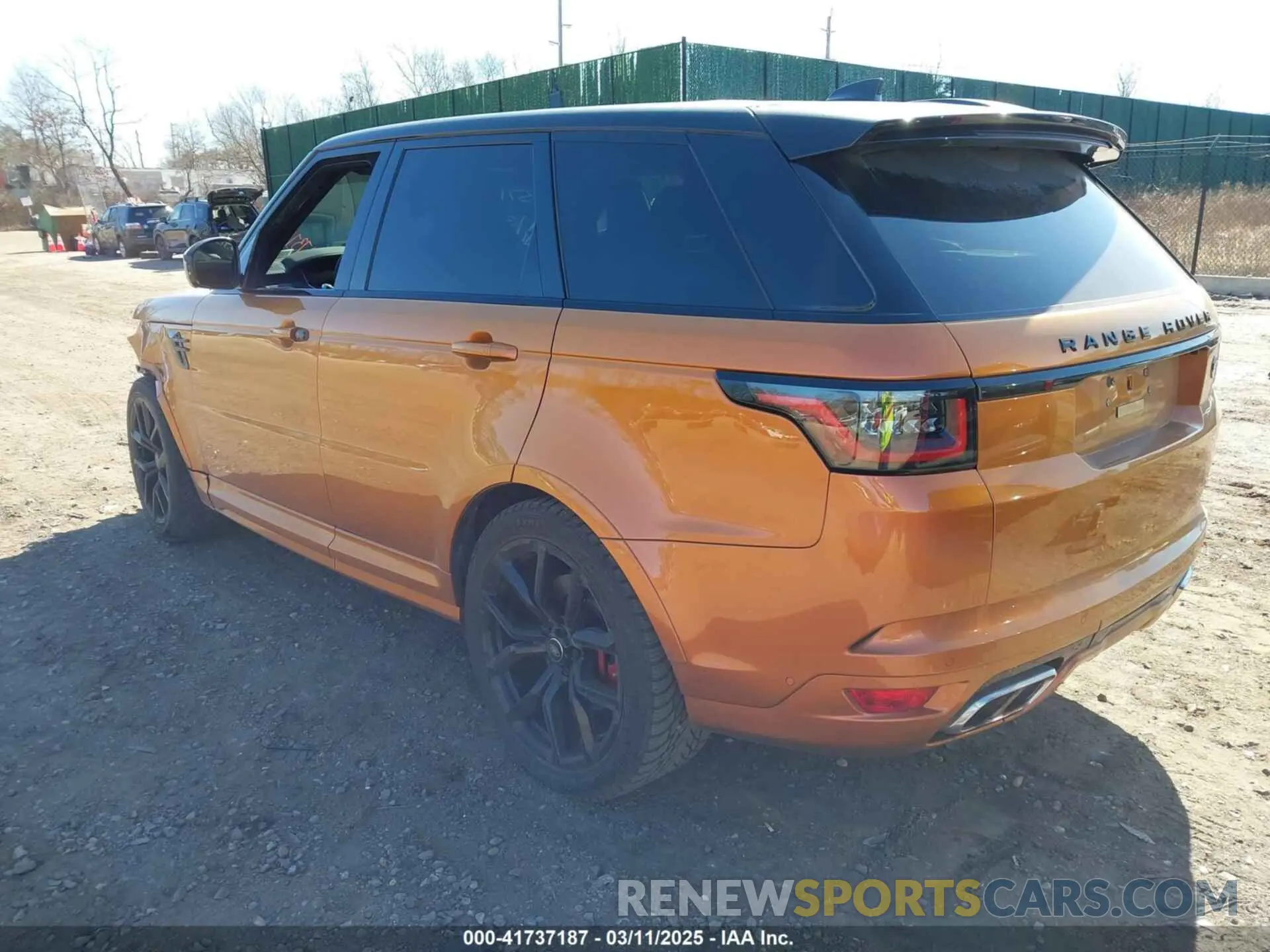 3 Фотография поврежденного автомобиля SALWZ2SE2KA826052 LAND ROVER RANGE ROVER SPORT 2019