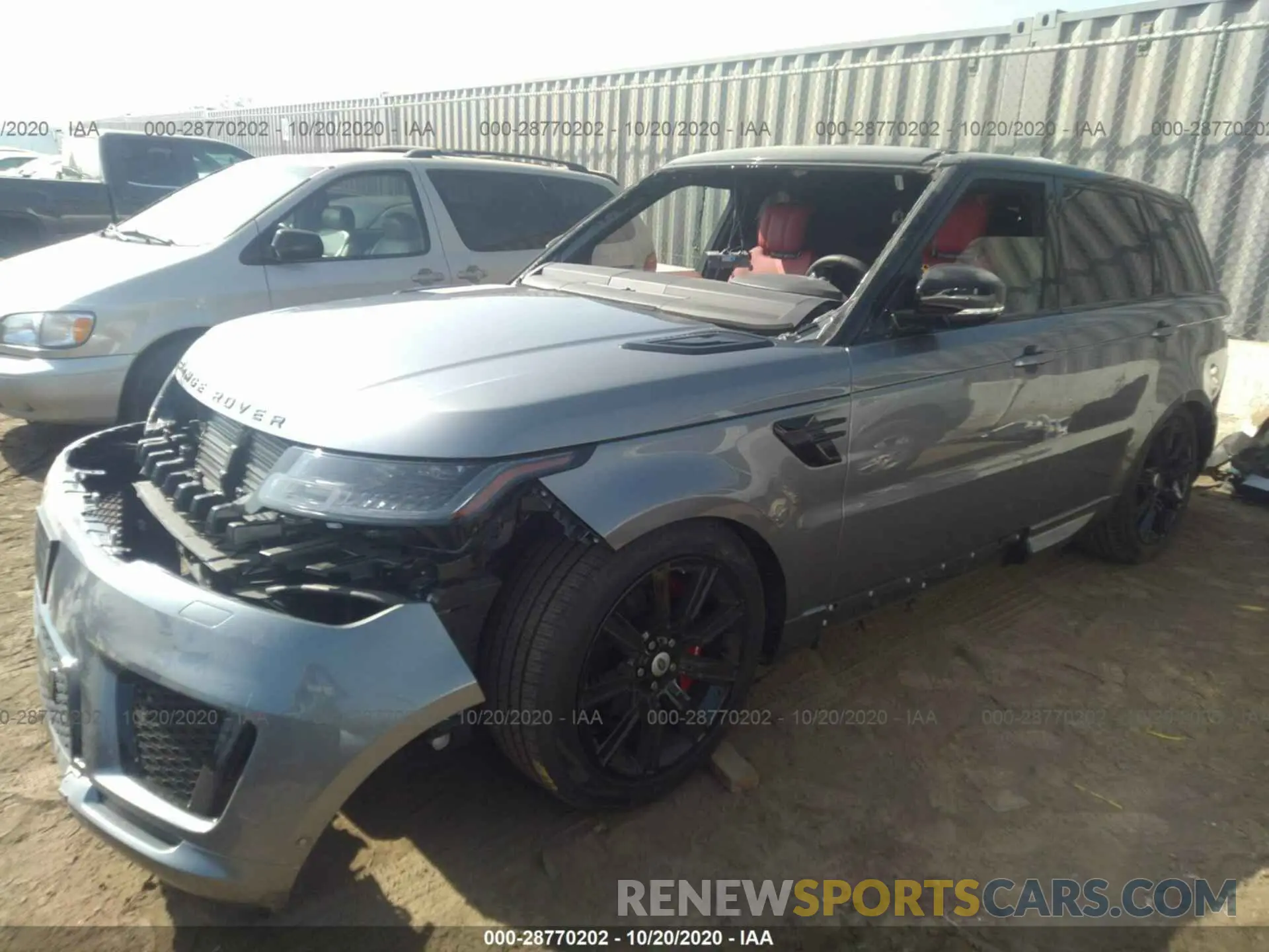 2 Photograph of a damaged car SALWR2SE6LA728319 LAND ROVER RANGE ROVER SPORT 2020
