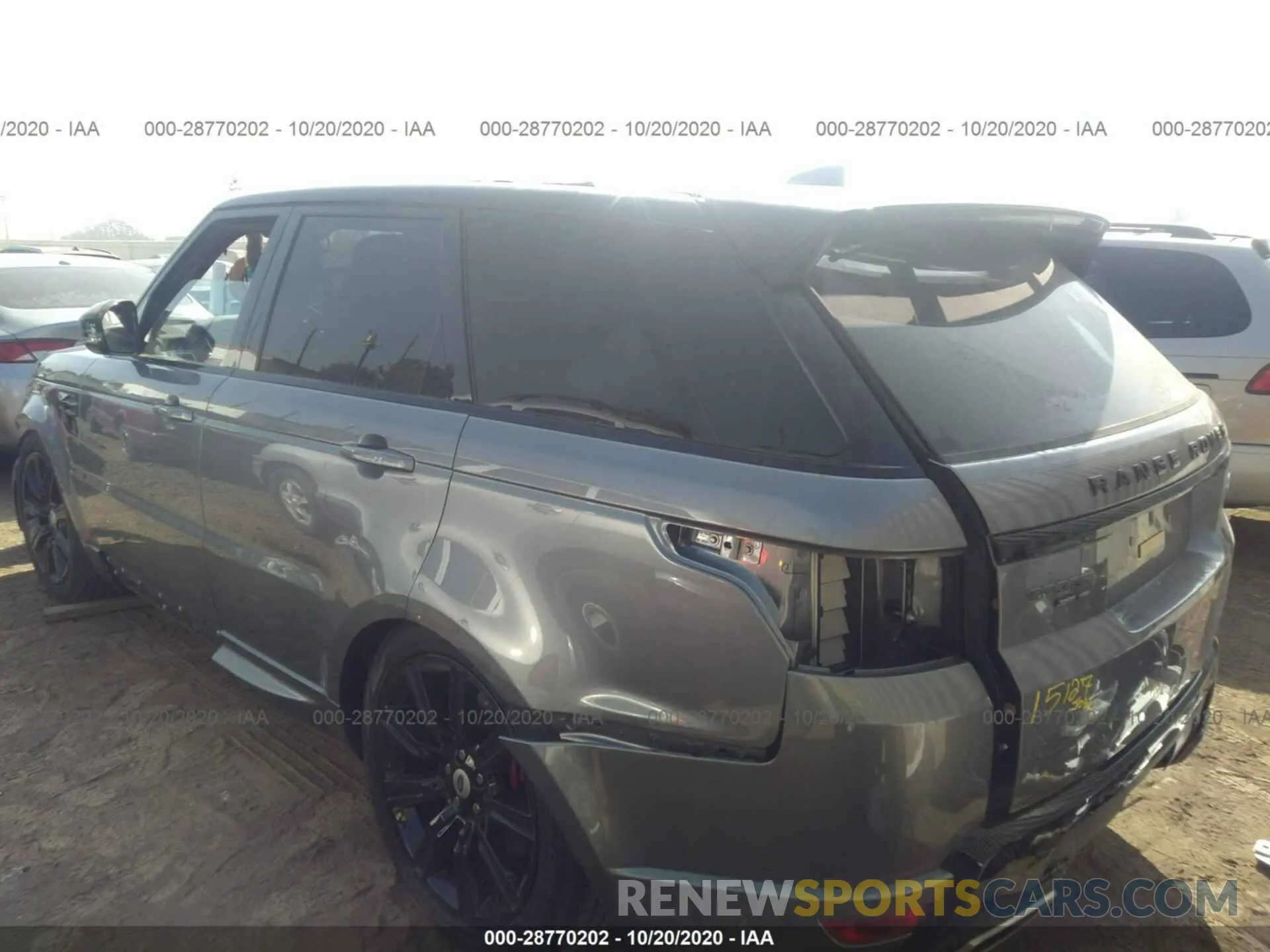 3 Photograph of a damaged car SALWR2SE6LA728319 LAND ROVER RANGE ROVER SPORT 2020