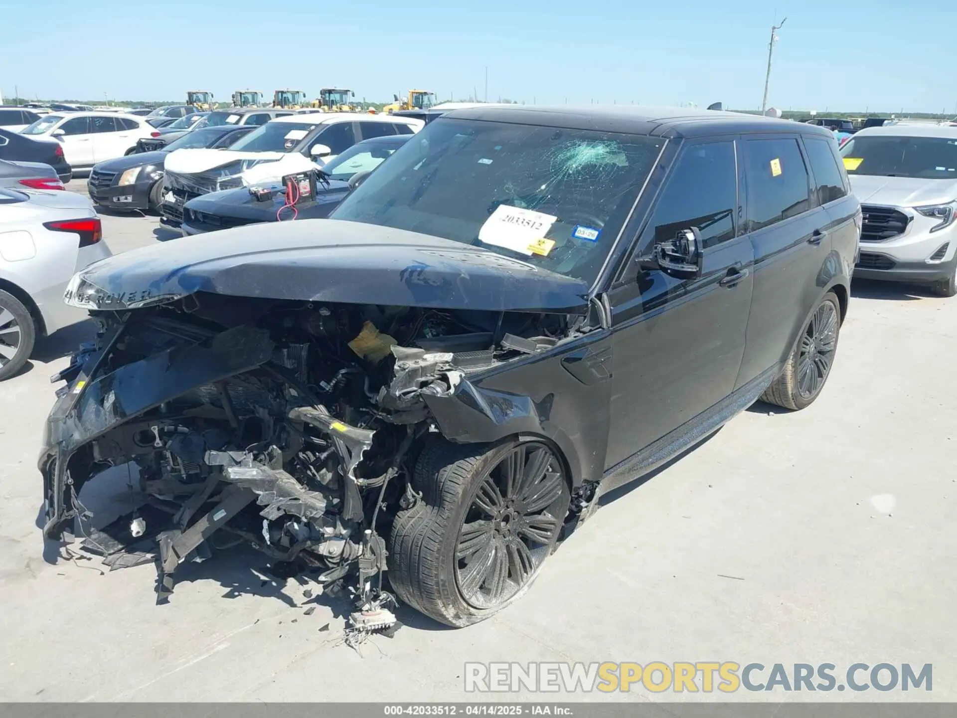 2 Photograph of a damaged car SALWR2SE8LA731741 LAND ROVER RANGE ROVER SPORT 2020