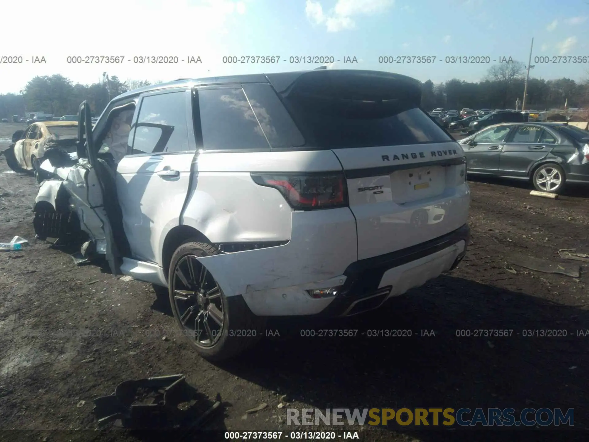 3 Photograph of a damaged car SALWS2RU4LA891939 LAND ROVER RANGE ROVER SPORT 2020
